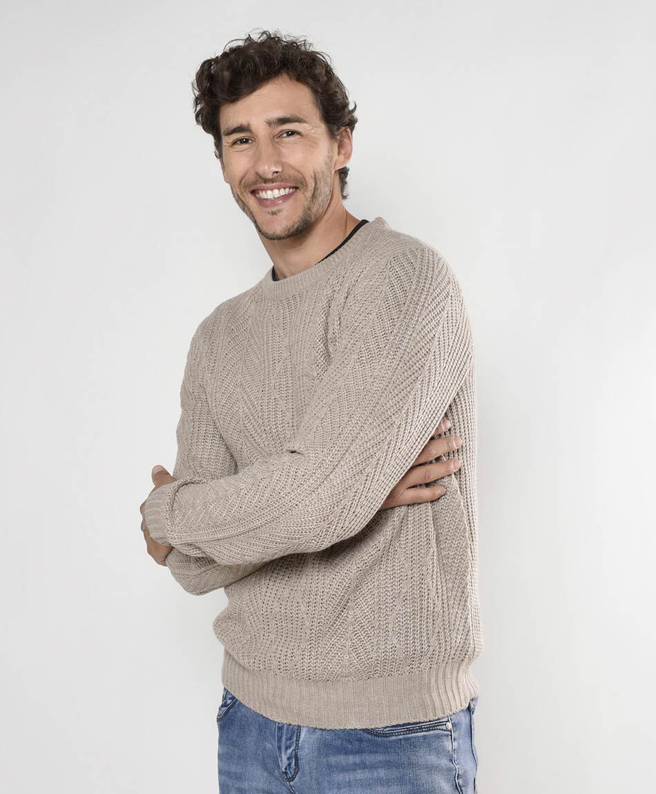 Sweater hombre rombos vertical