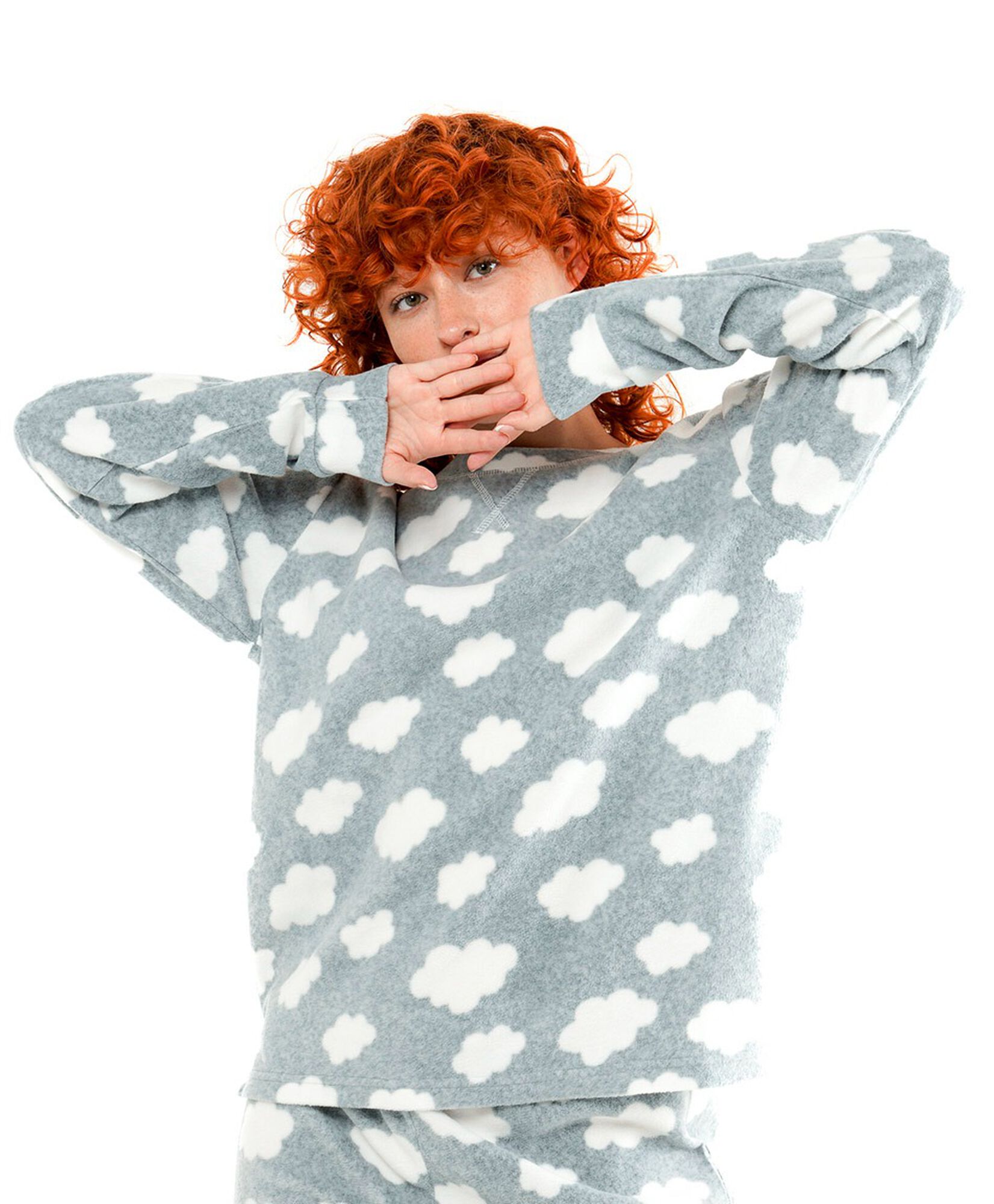 Pijama mujer micropolar nubes Pijama mujer micropolar nubes