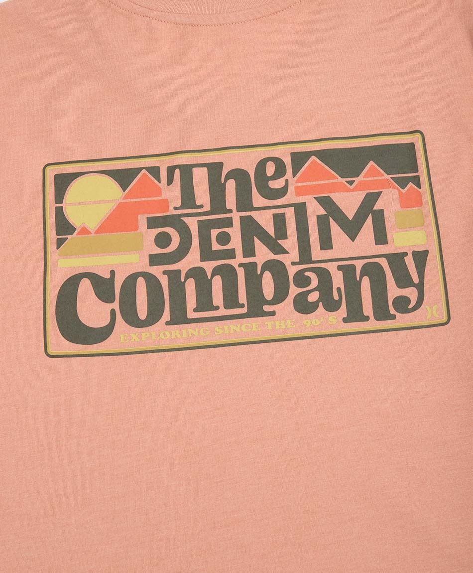 Polera hombre doble estampado denim company