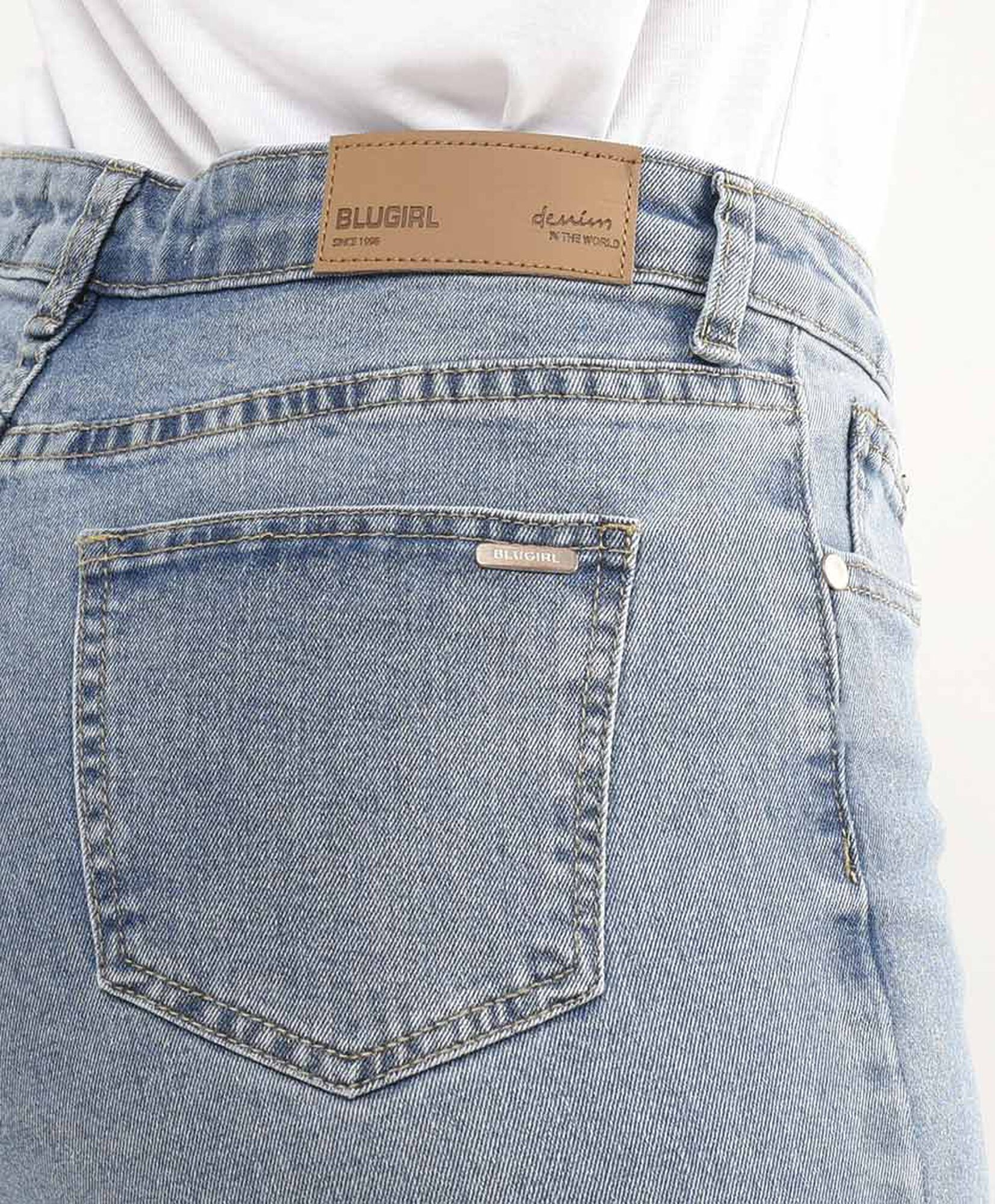 Jeans mujer con aberturas wide Jeans mujer con aberturas wide