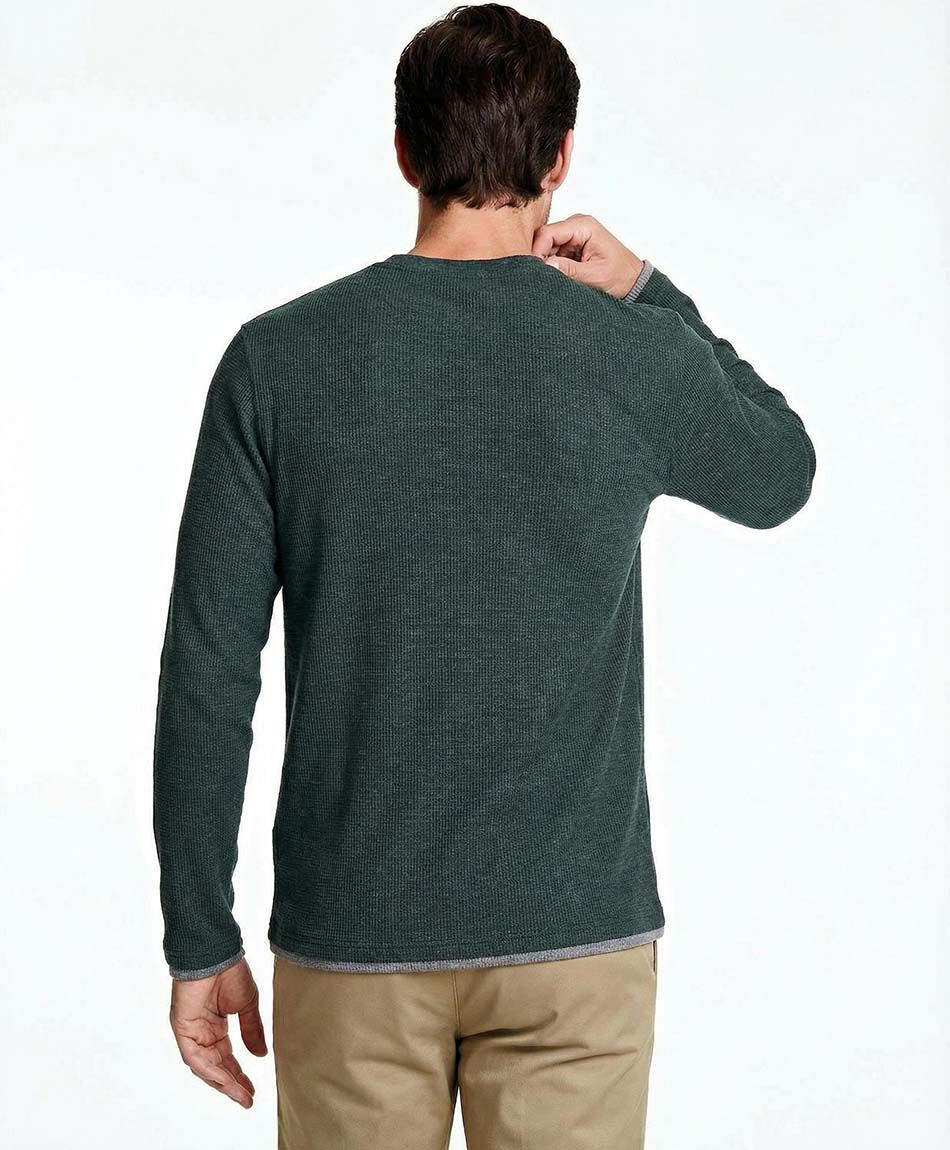 Polera hombre cuello redondo green