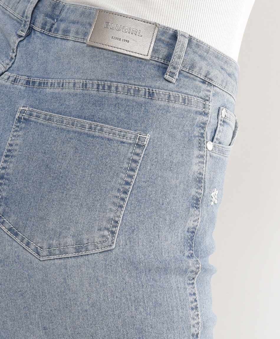 Jeans mujer flare urbano&nbsp;white