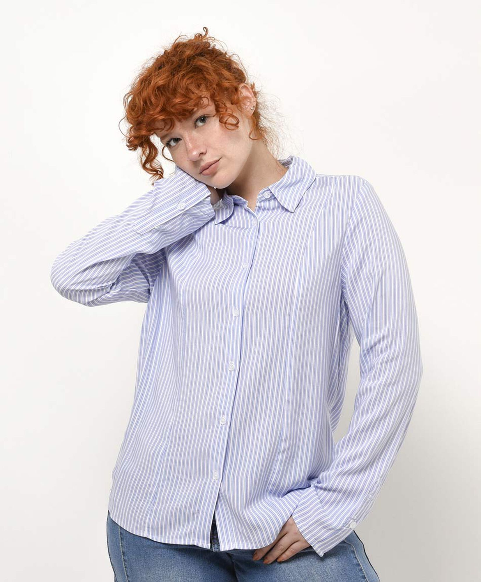 Blusa mujer rayas manga ancha Blusa mujer rayas manga ancha