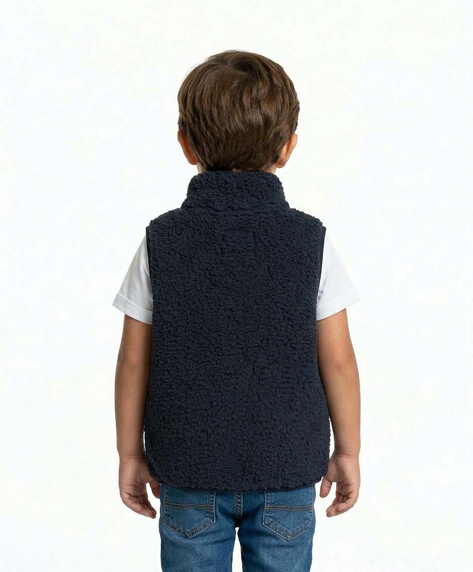 Poler&oacute;n beb&eacute; vest chiporro gris