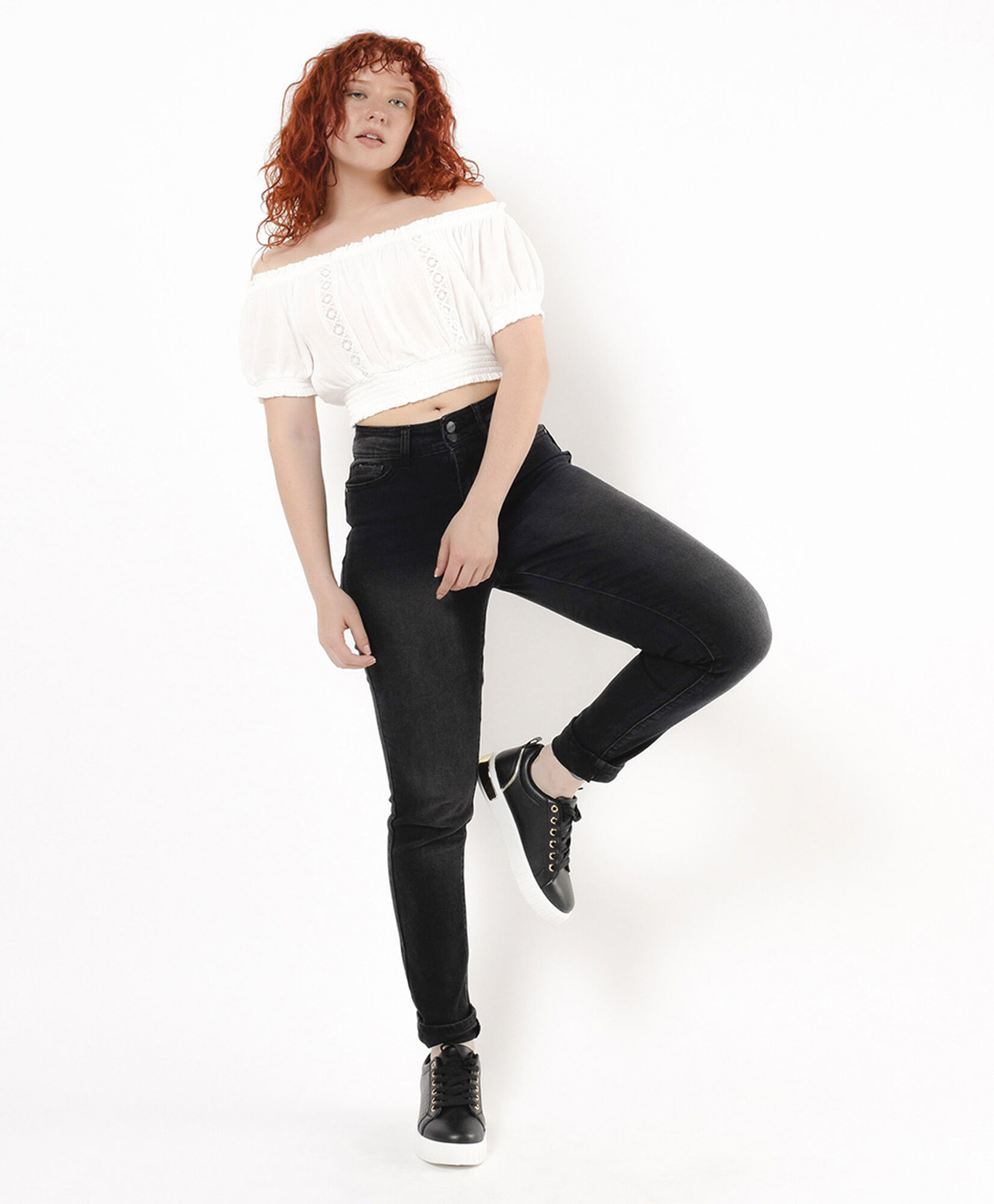 Jeans mujer negros skinny fit Jeans mujer negros skinny fit