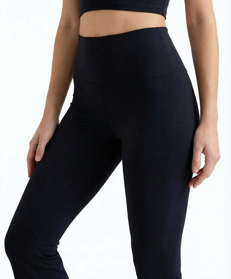 Calza mujer acampanada black