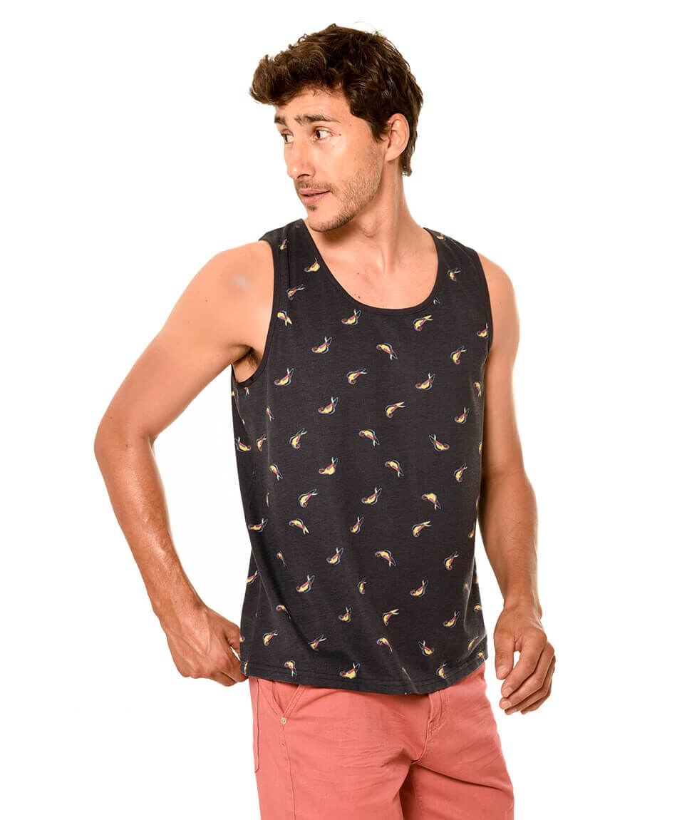 Polera surf estampada