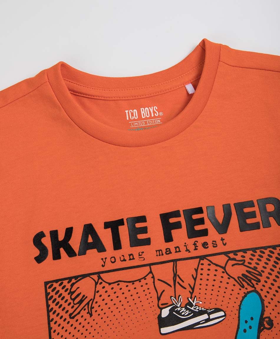 Polera ni&ntilde;o skate fever
