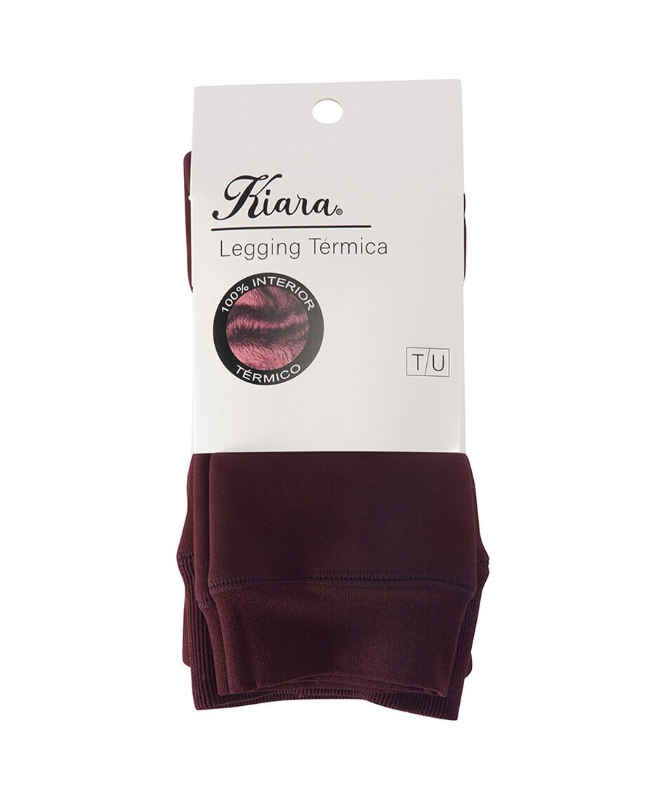 Panty mujer t&eacute;rmica leggins cintura alta
