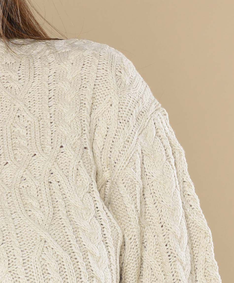 Sweater mujer trenzas