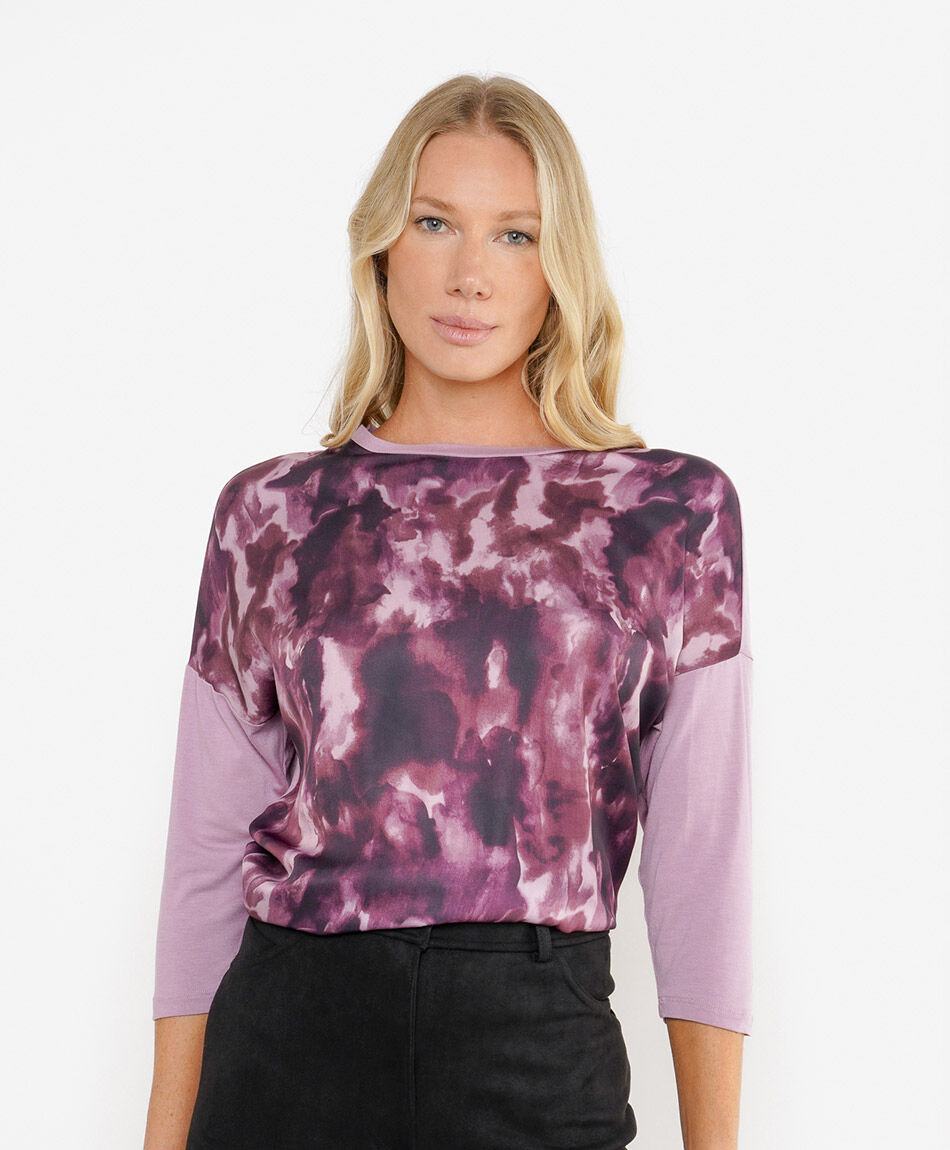 Polera mujer mix sat&iacute;n