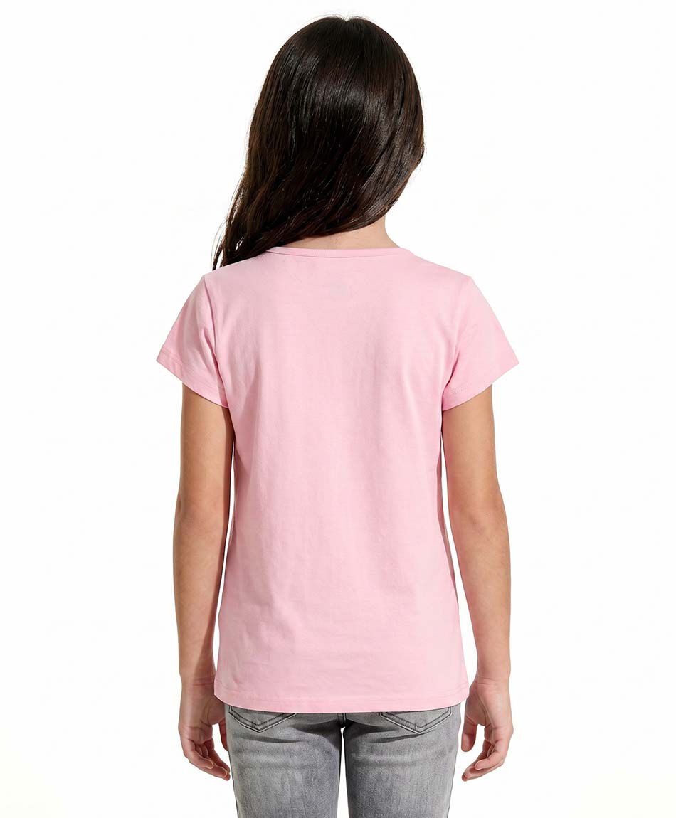 Polera ni&ntilde;a raspberry