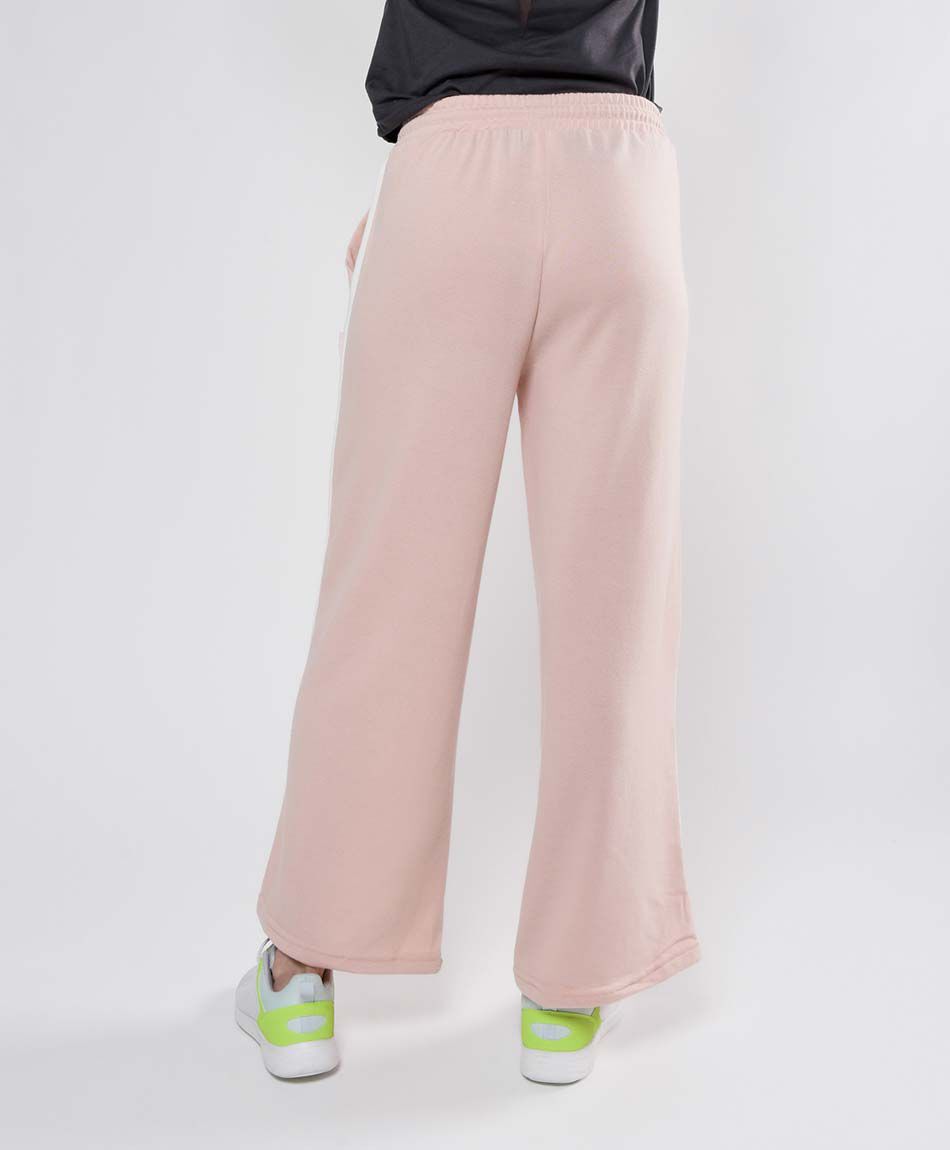 Pantal&oacute;n de buzo mujer franjas laterales wide