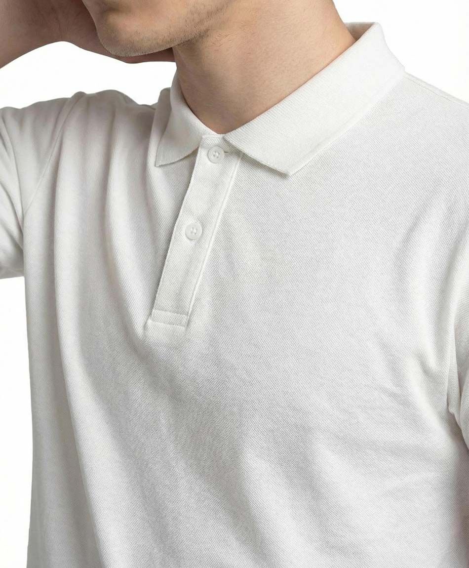 Polera escolar blanca b&aacute;sica