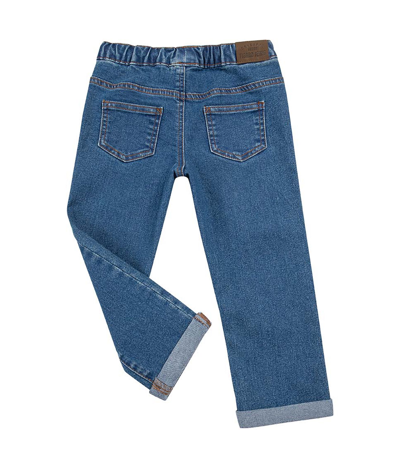 Jeans niño azul pretina cordón Jeans niño azul pretina cordón
