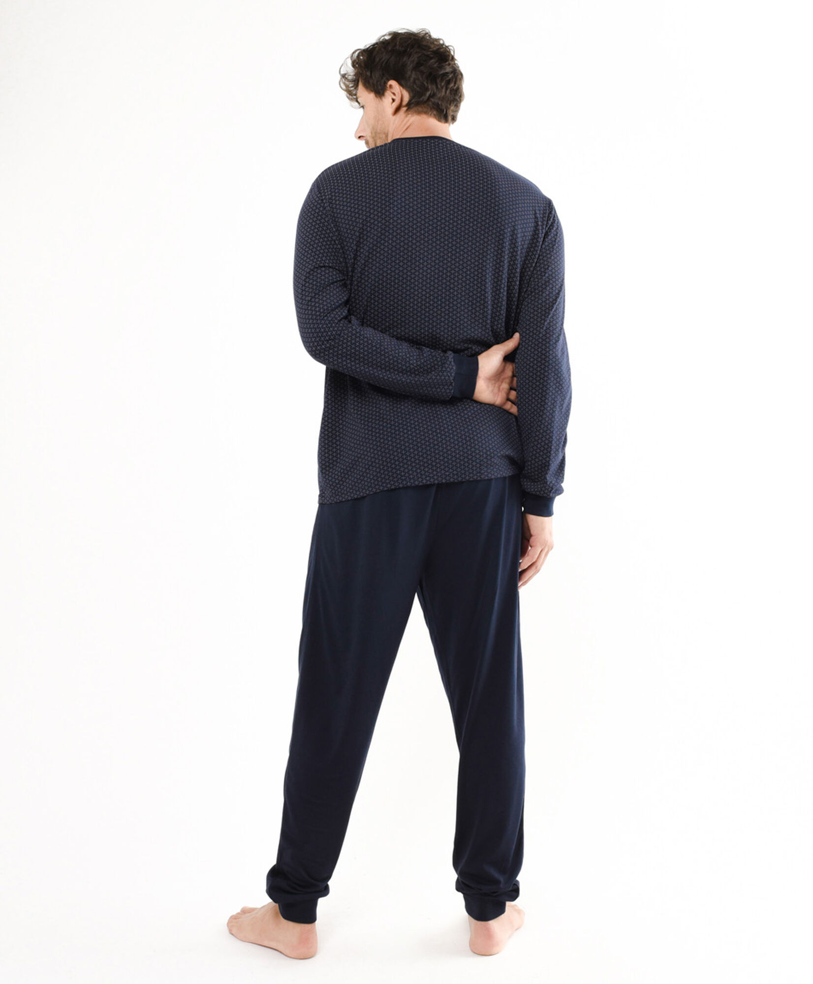 Pijama hombre print bolsillo Pijama hombre print bolsillo