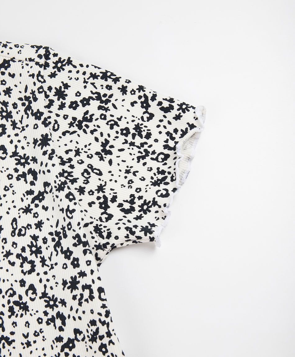 Polera ni&ntilde;a dise&ntilde;o acanalado