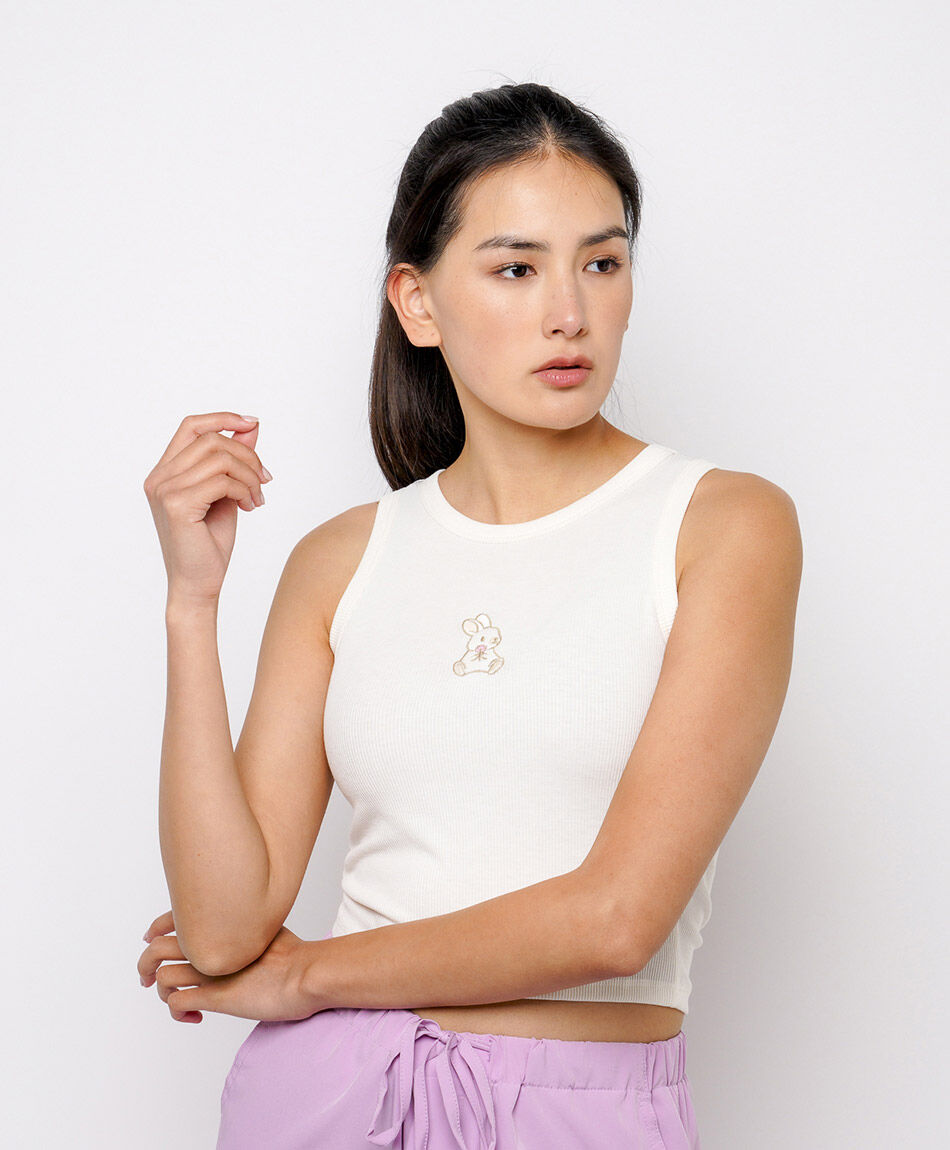 Polera mujer conejito