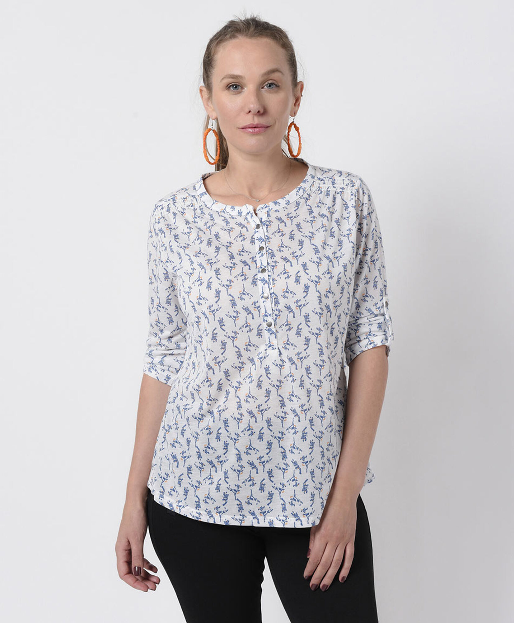 Polera mujer manga ajustable Polera mujer manga ajustable