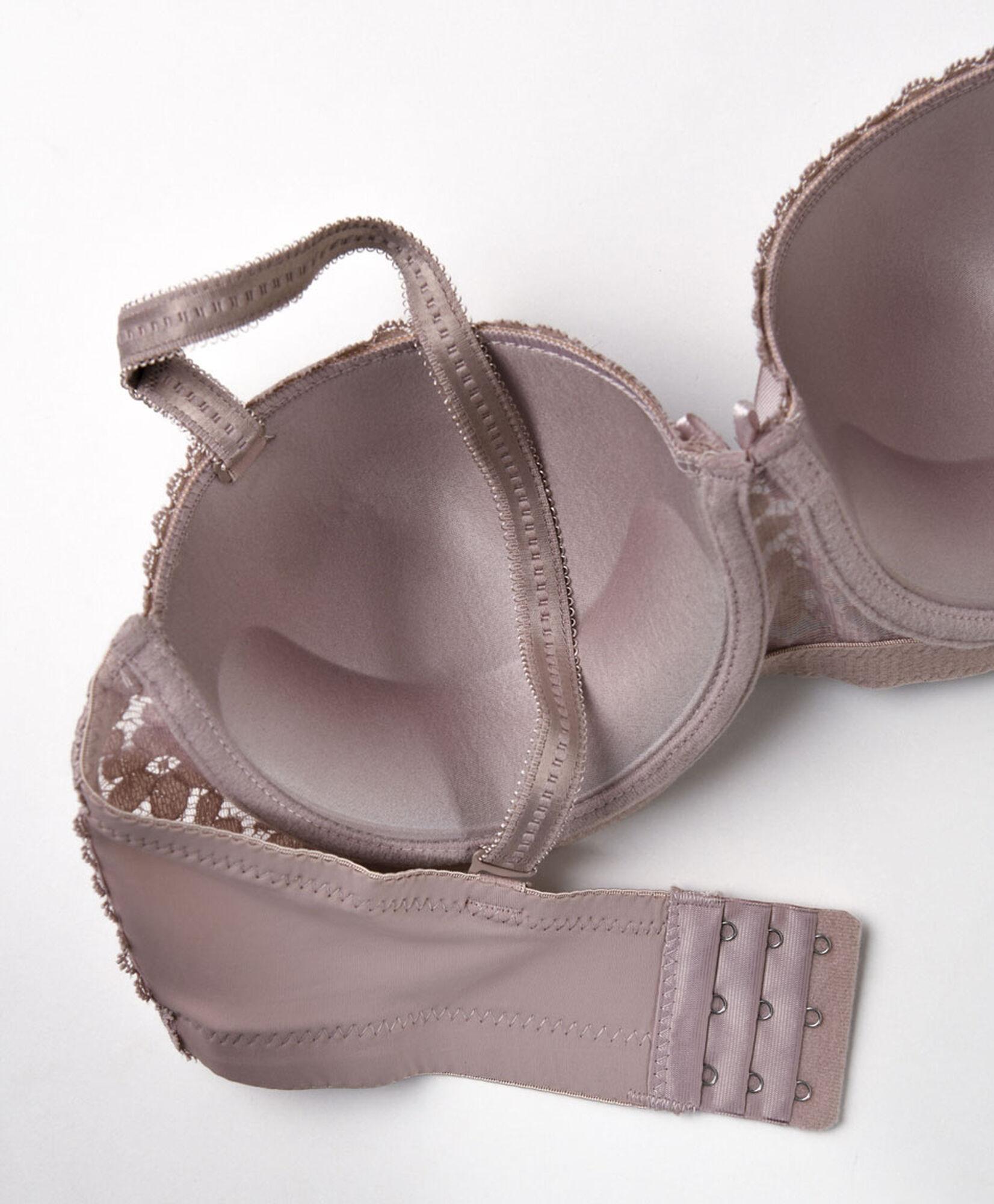 Sostén mujer encaje floral strapless Sostén mujer encaje floral strapless