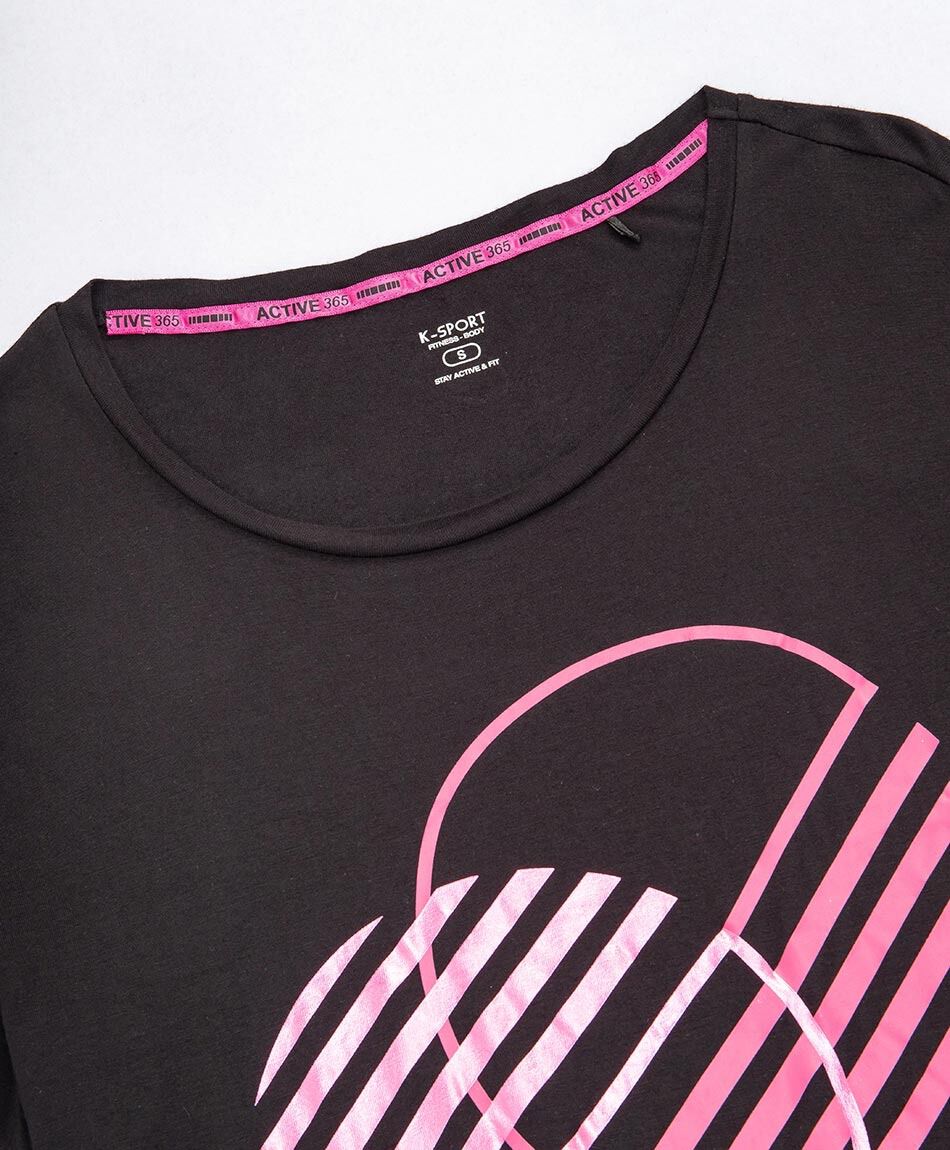 Polera deportiva mujer doble c&iacute;rculo