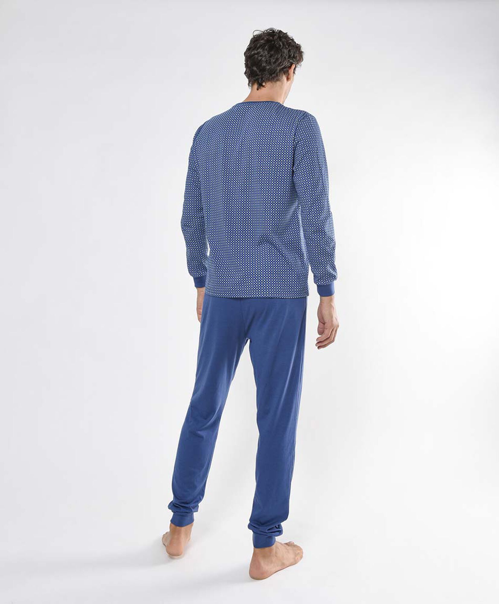Pijama hombre círculos 2 piezas Pijama hombre círculos 2 piezas