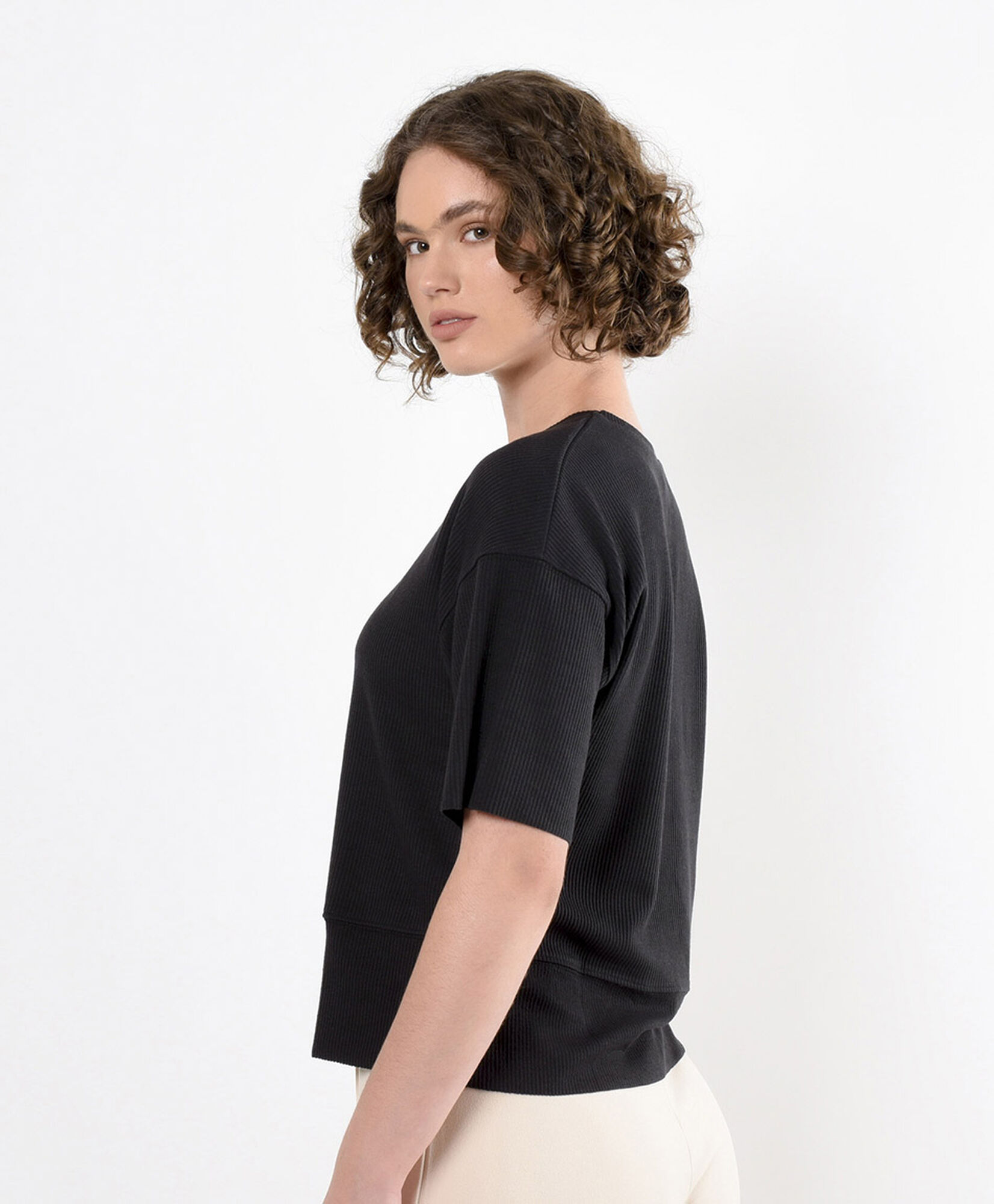 Polera mujer pretina ancha Polera mujer pretina ancha