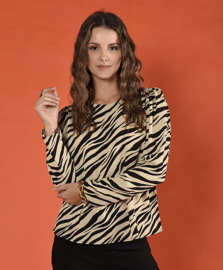 Blusa estampada