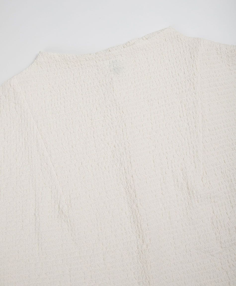 Polera mujer mini cuello textura