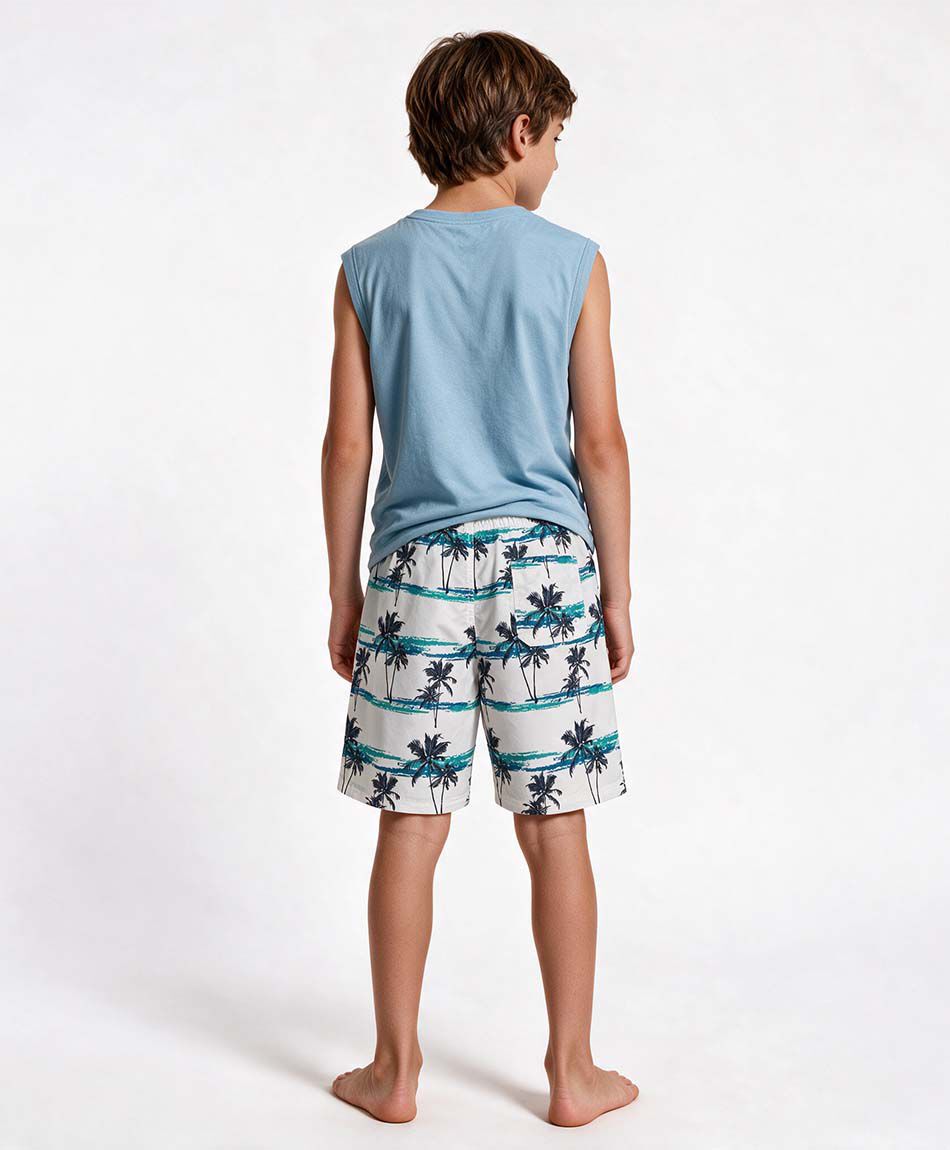 Traje de ba&ntilde;o ni&ntilde;o palmeras