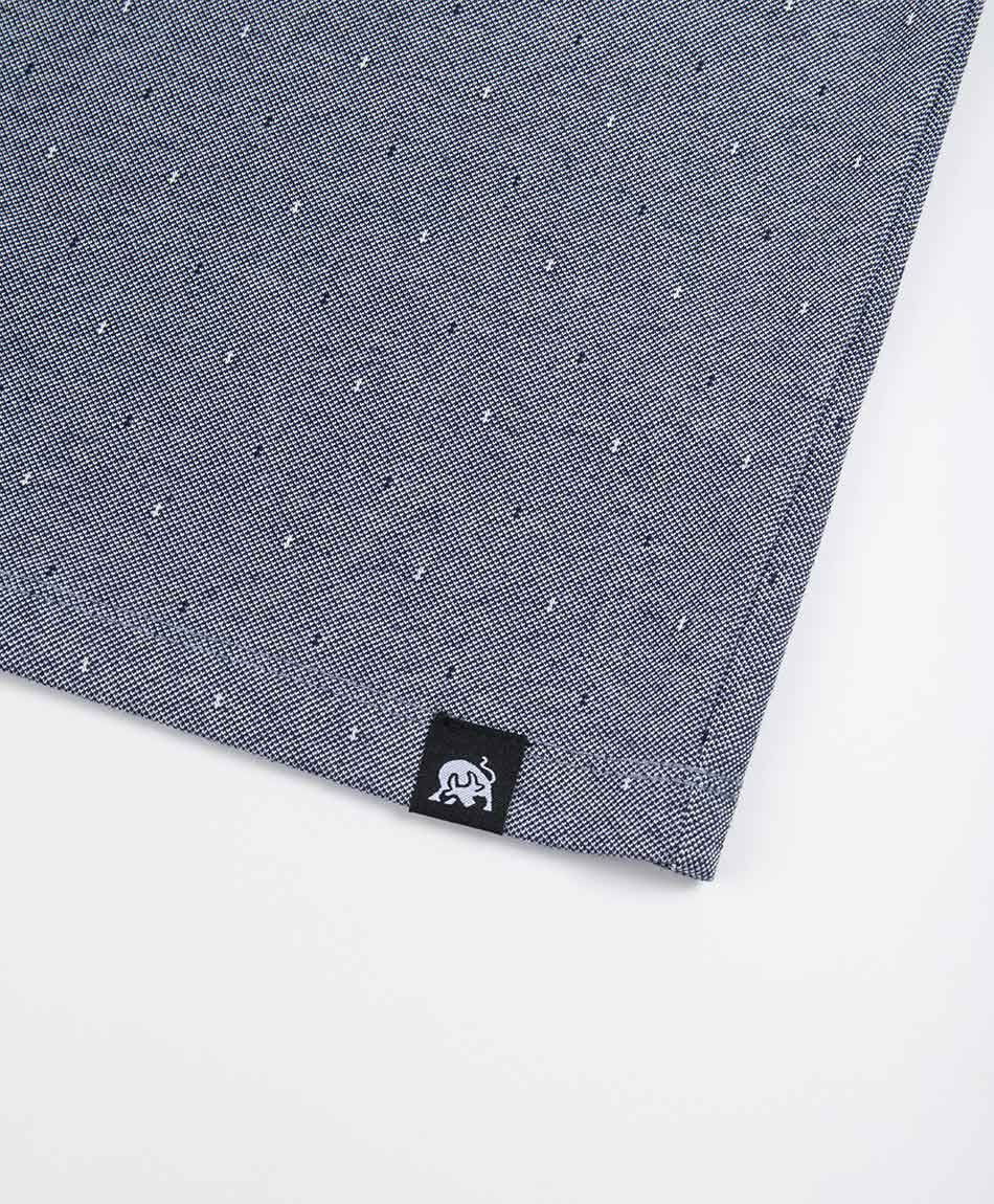 Polera hombre polo cuello azul