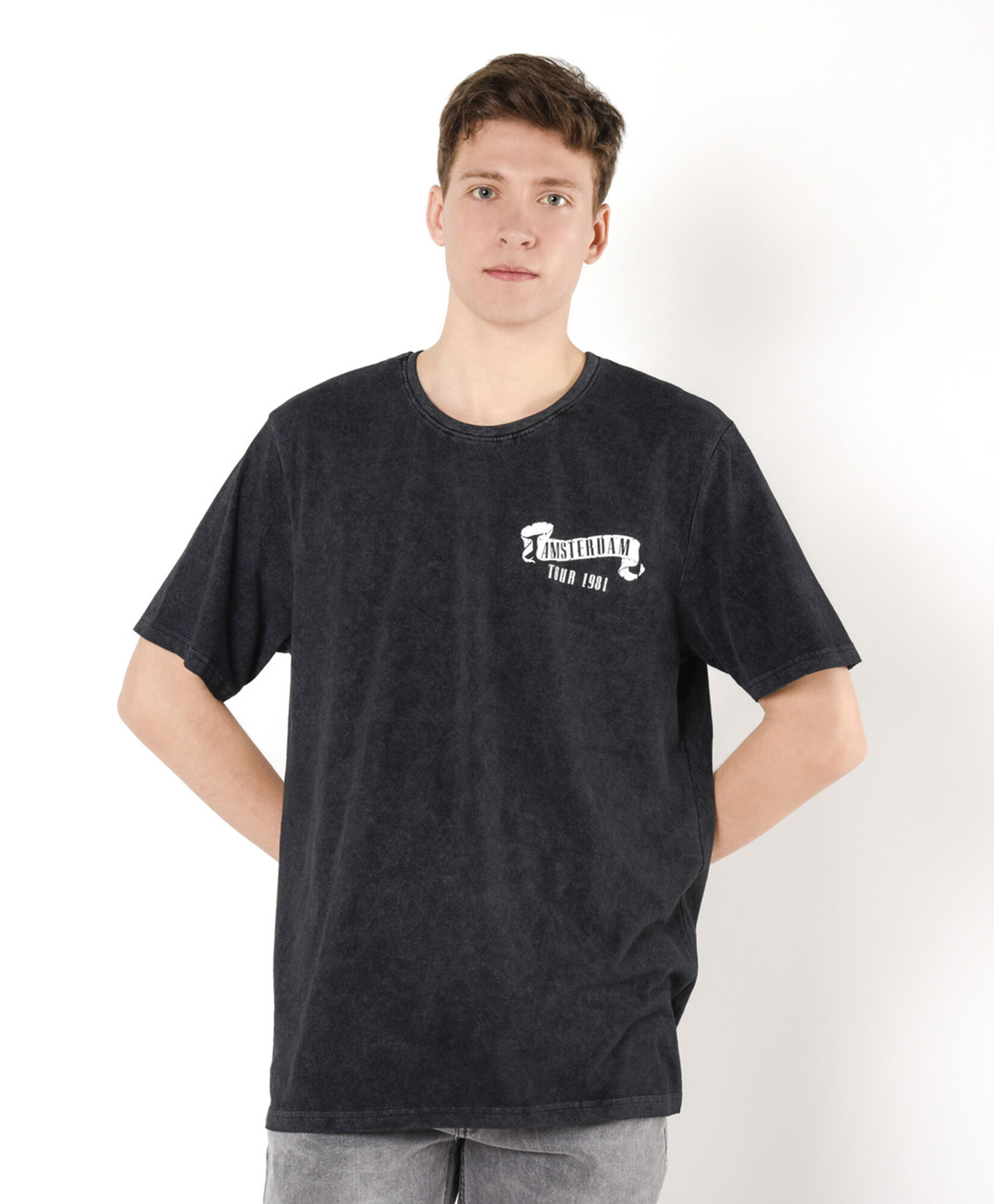 Polera hombre doble estampado espada Polera hombre doble estampado espada