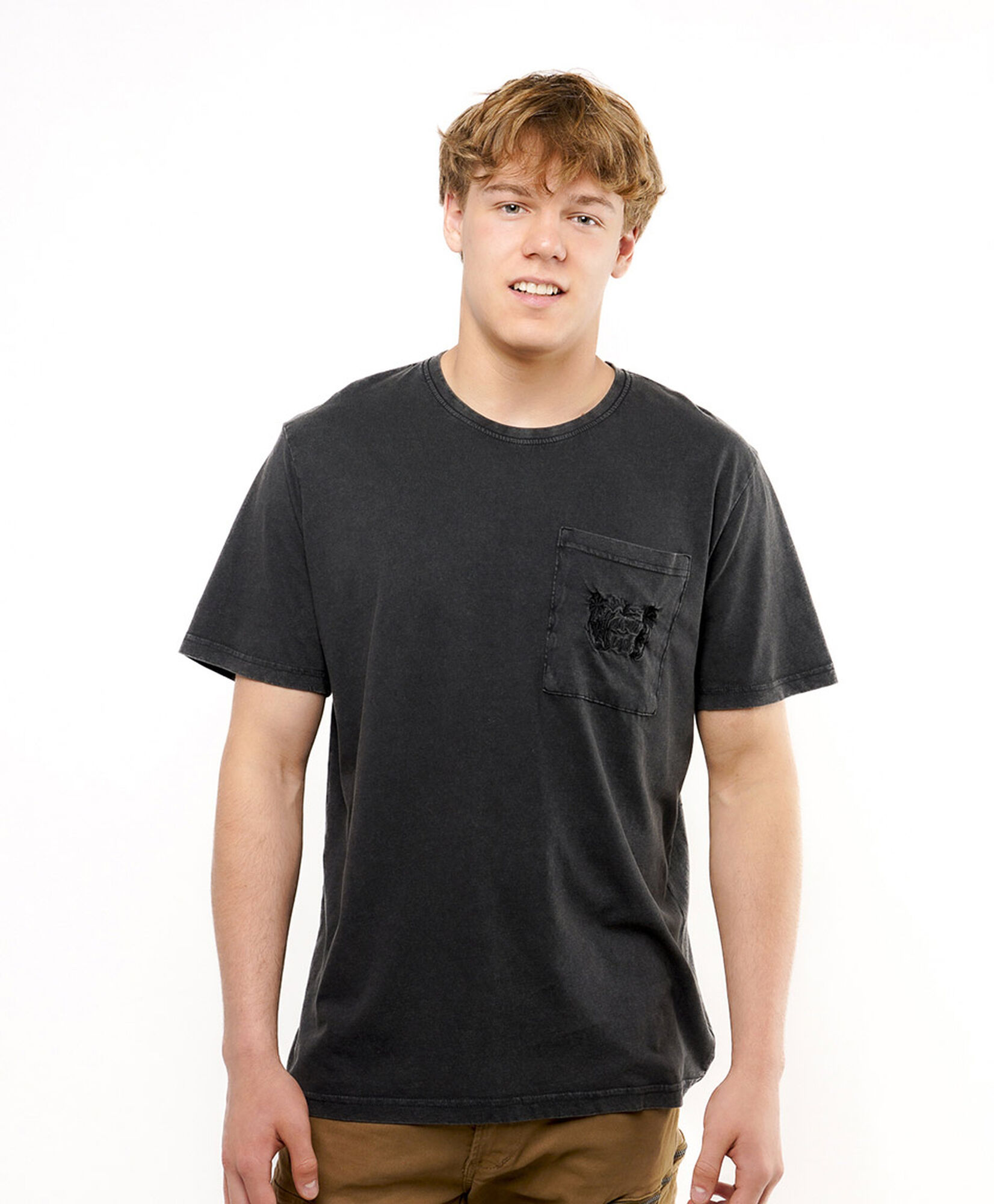 Polera hombre bolsillo bordado hawaii beach Polera hombre bolsillo bordado hawaii beach