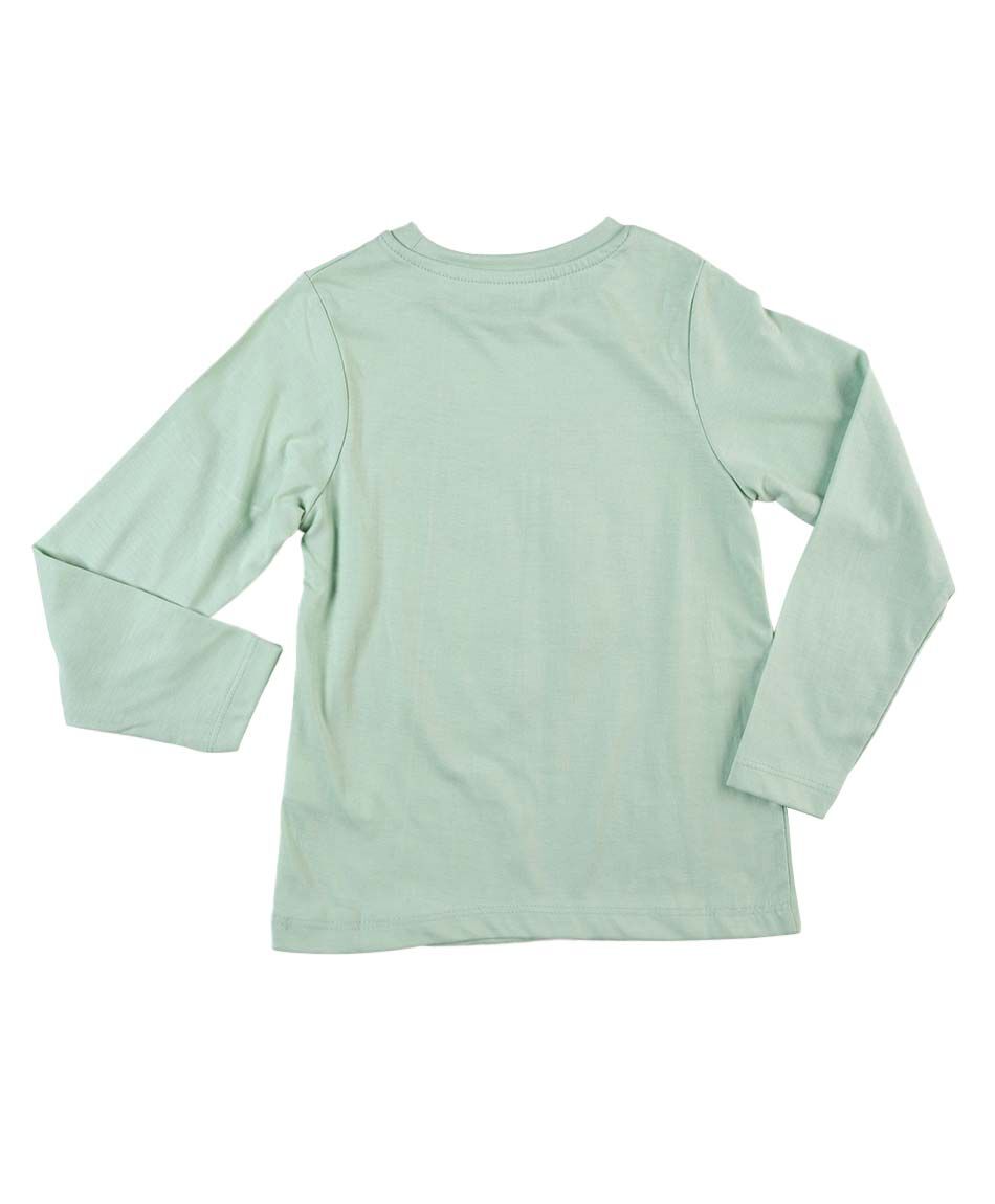 Polera ni&ntilde;a perro fashion manga larga
