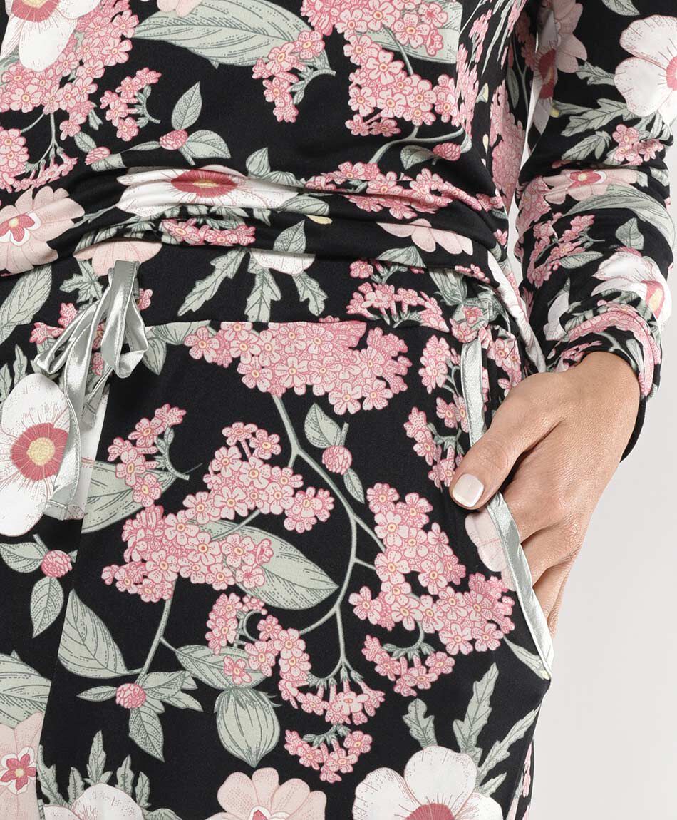 Pijama mujer floreado 2 piezas
