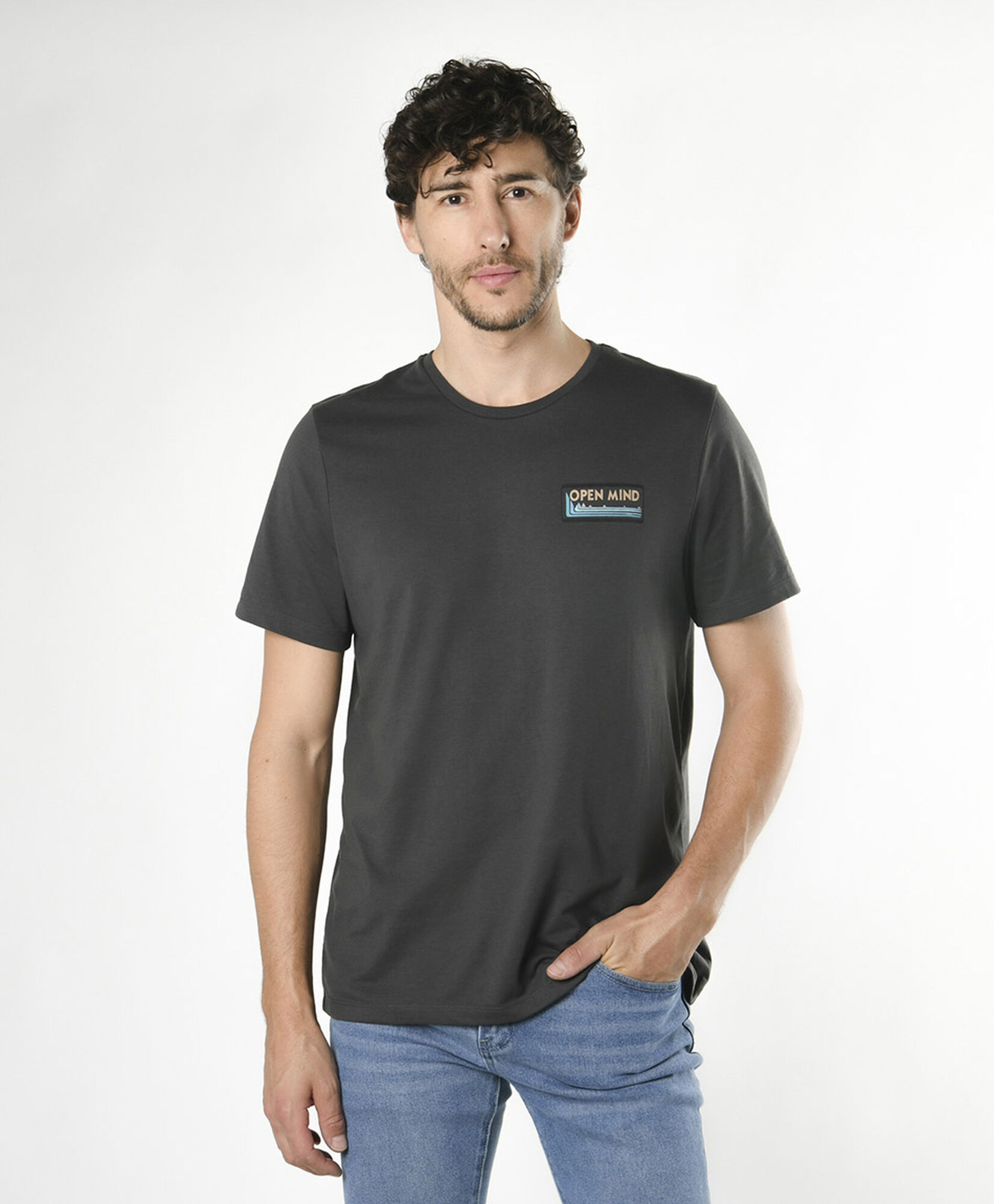 Polera hombre estampado open mind Polera hombre estampado open mind