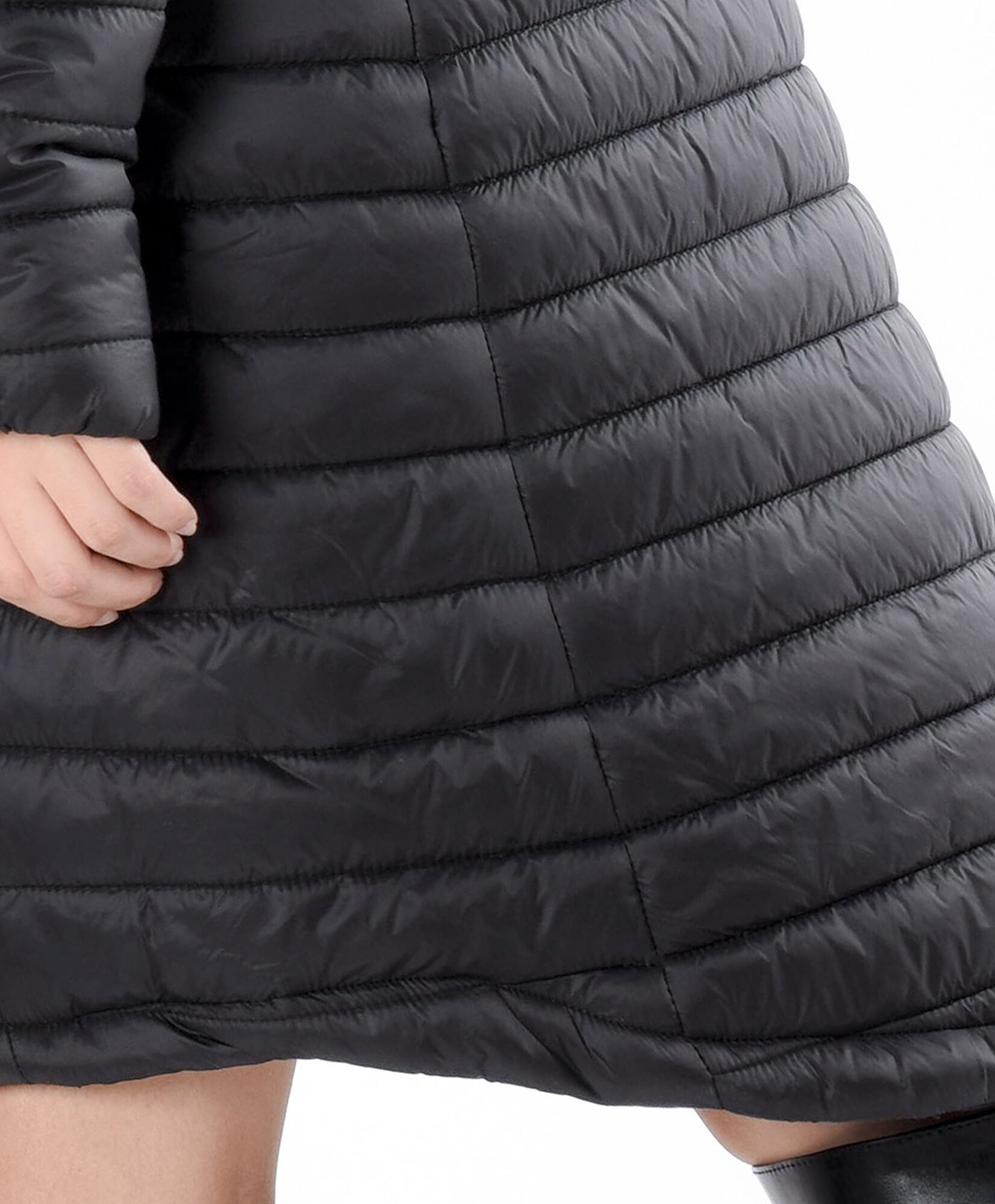 Parka mujer larga costuras Parka mujer larga costuras