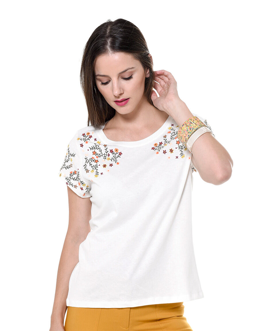 Polera florcitas