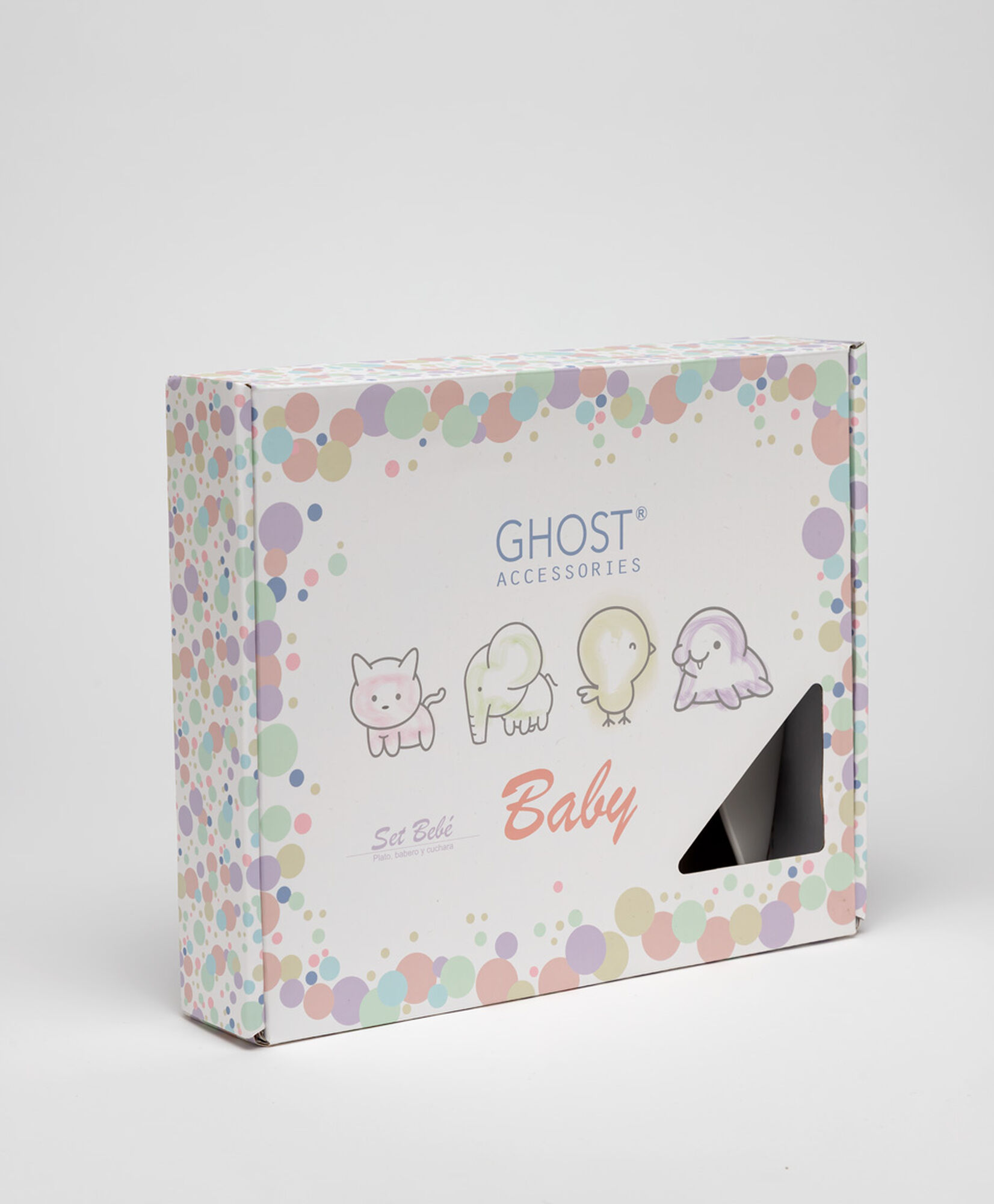 Set comida bebé gris Set comida bebé gris