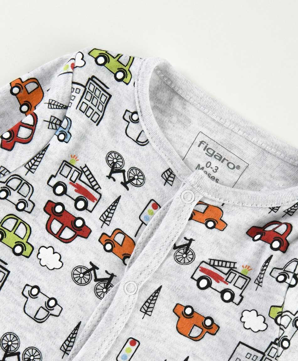 Pijama beb&eacute; estampado autos