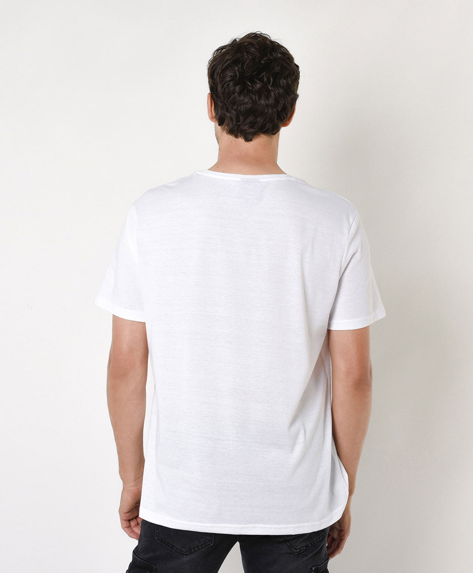 Polera hombre básica lisa Polera hombre básica lisa