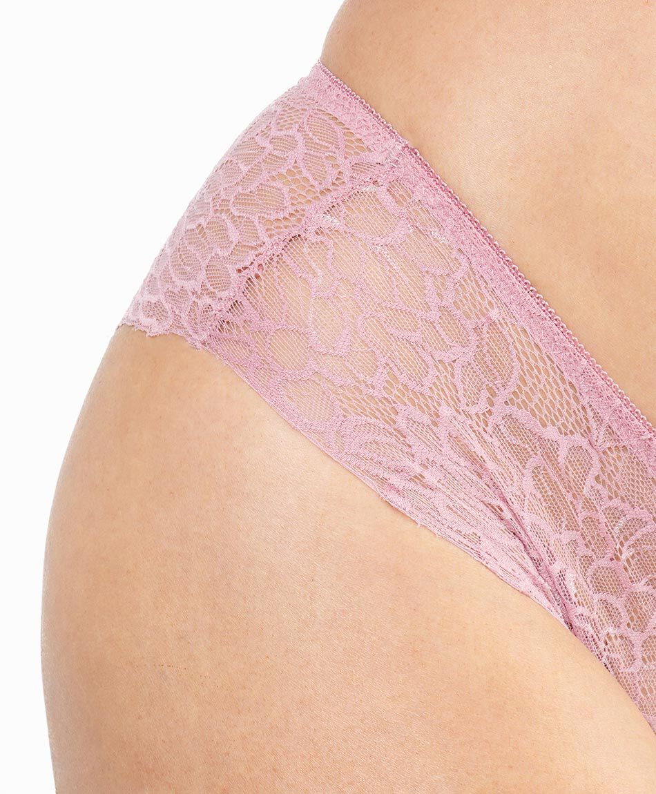 Pantaleta mujer encaje begonia