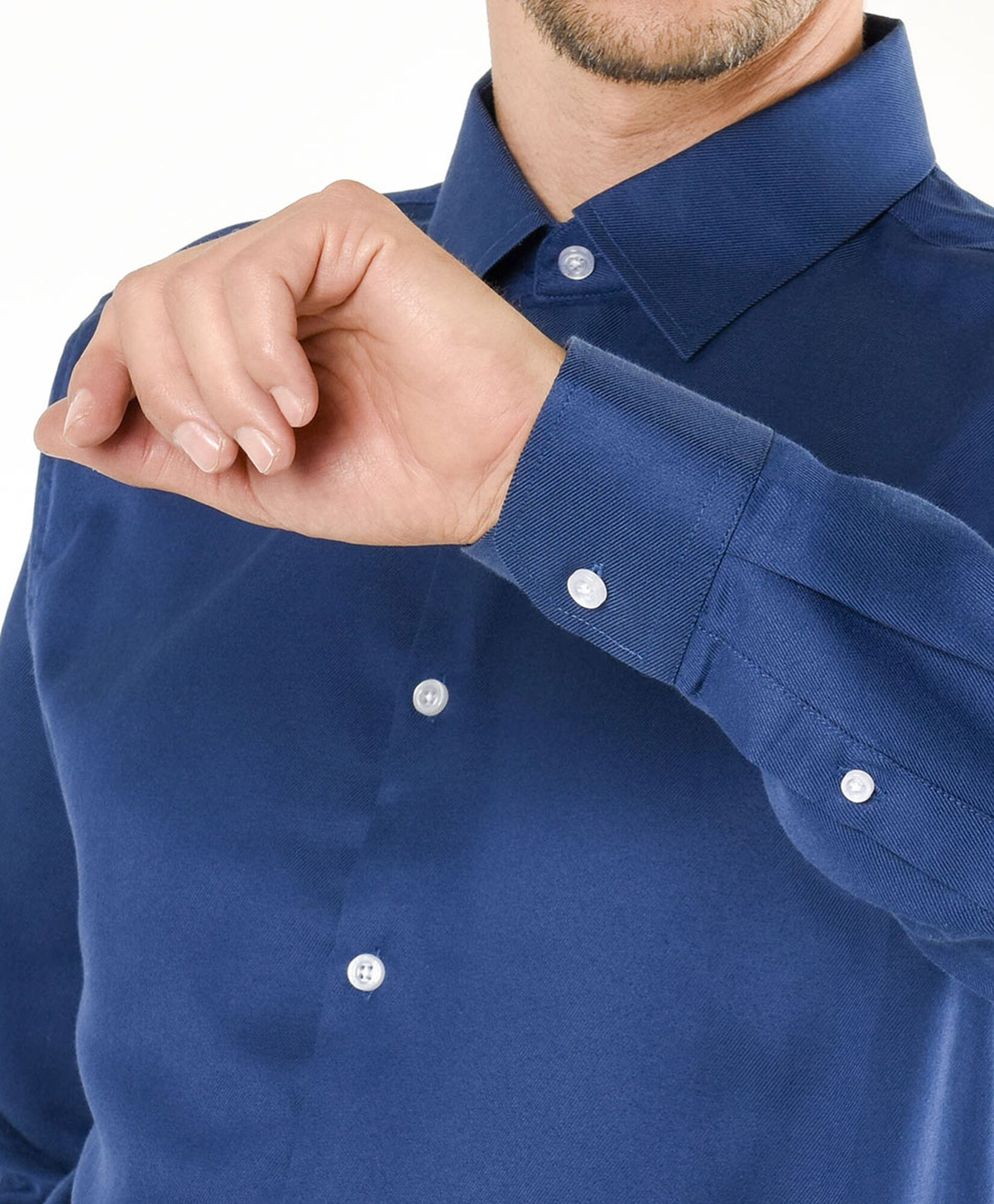 Camisa hombre navy manga larga Camisa hombre navy manga larga
