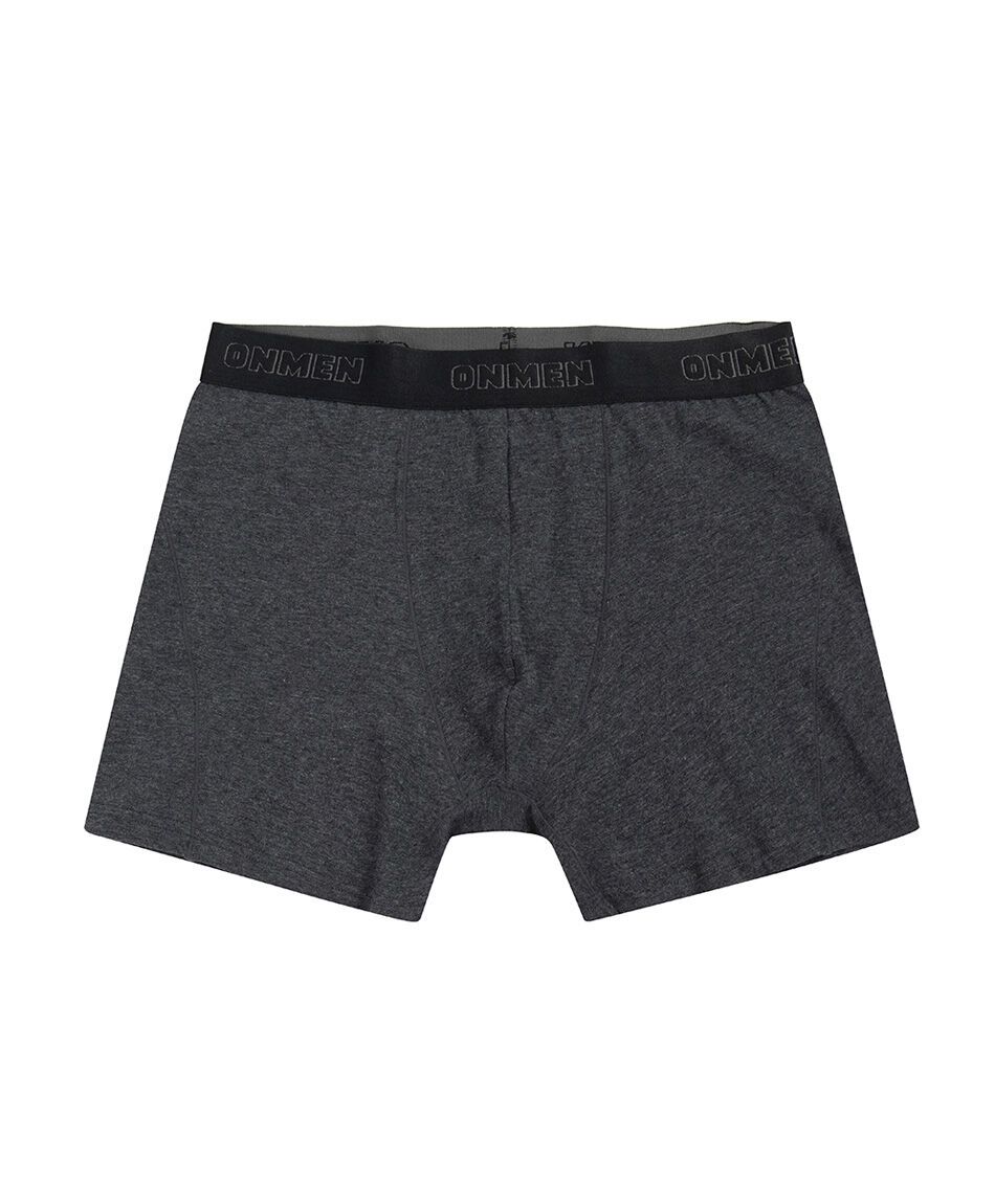 Pack 2 boxer hombre rojo gris