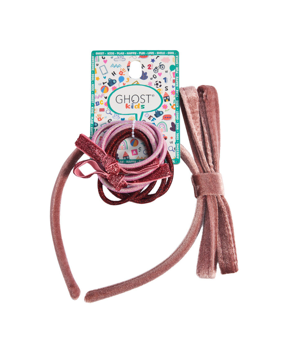 Set cintillo + colets infantil cintas velvet