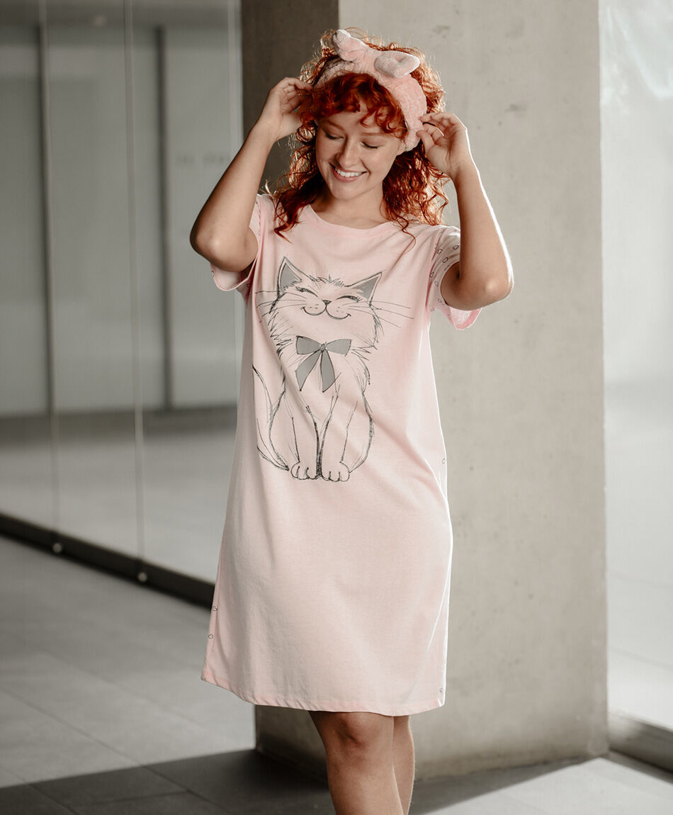 Camisa de dormir mujer big cat