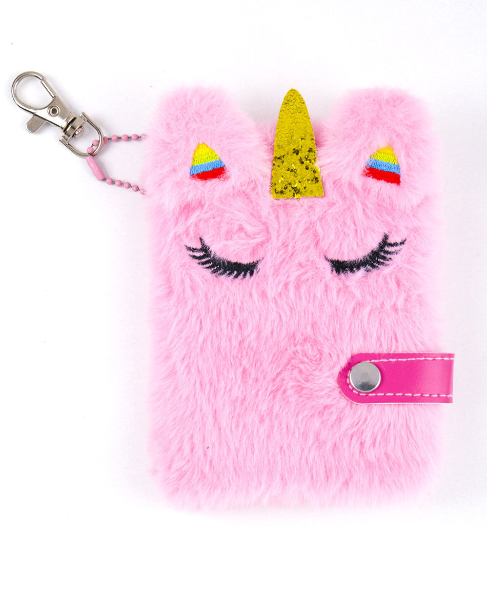 Libreta unicornio pelitos