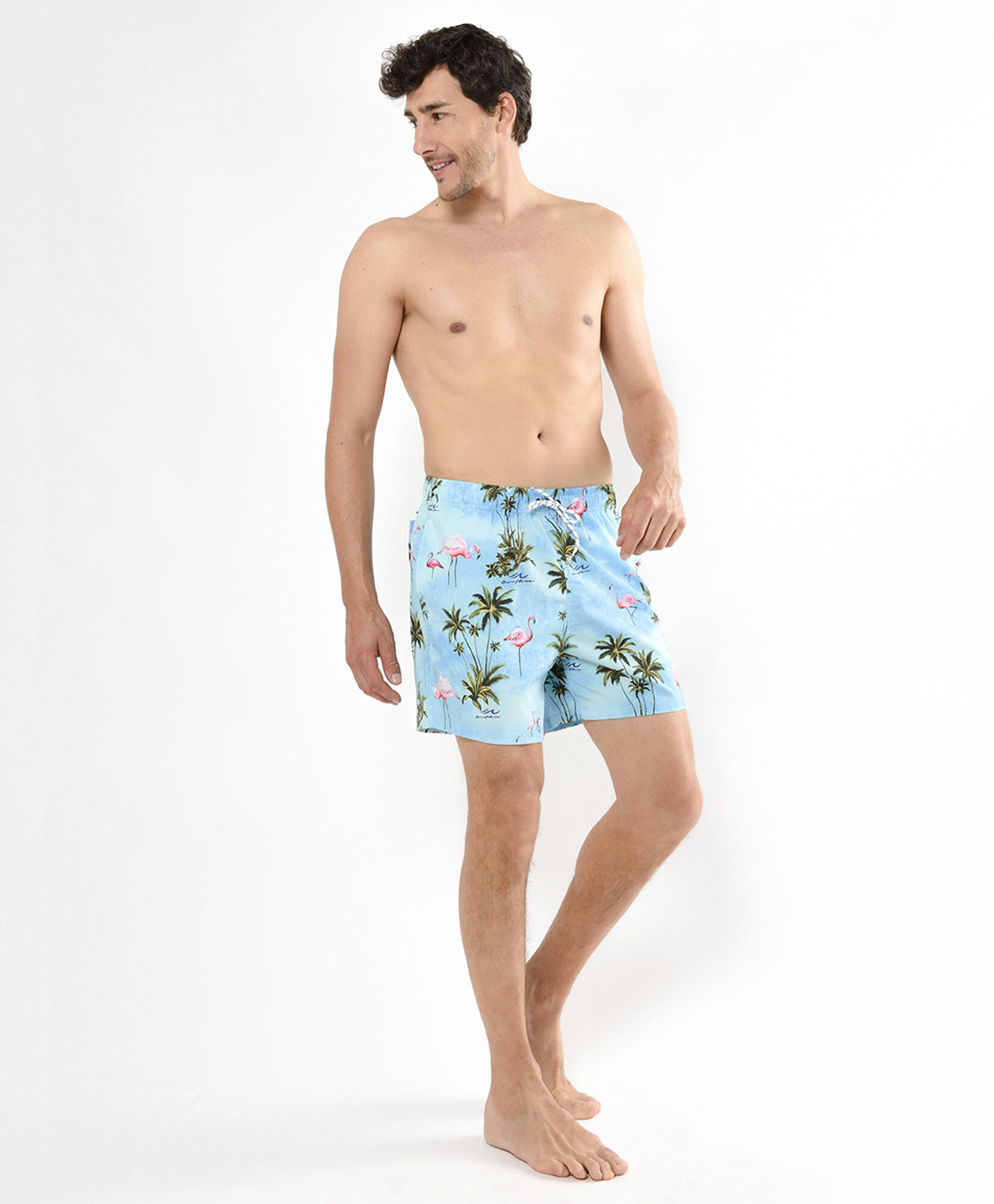 Traje de baño hombre flamencos Traje de baño hombre flamencos
