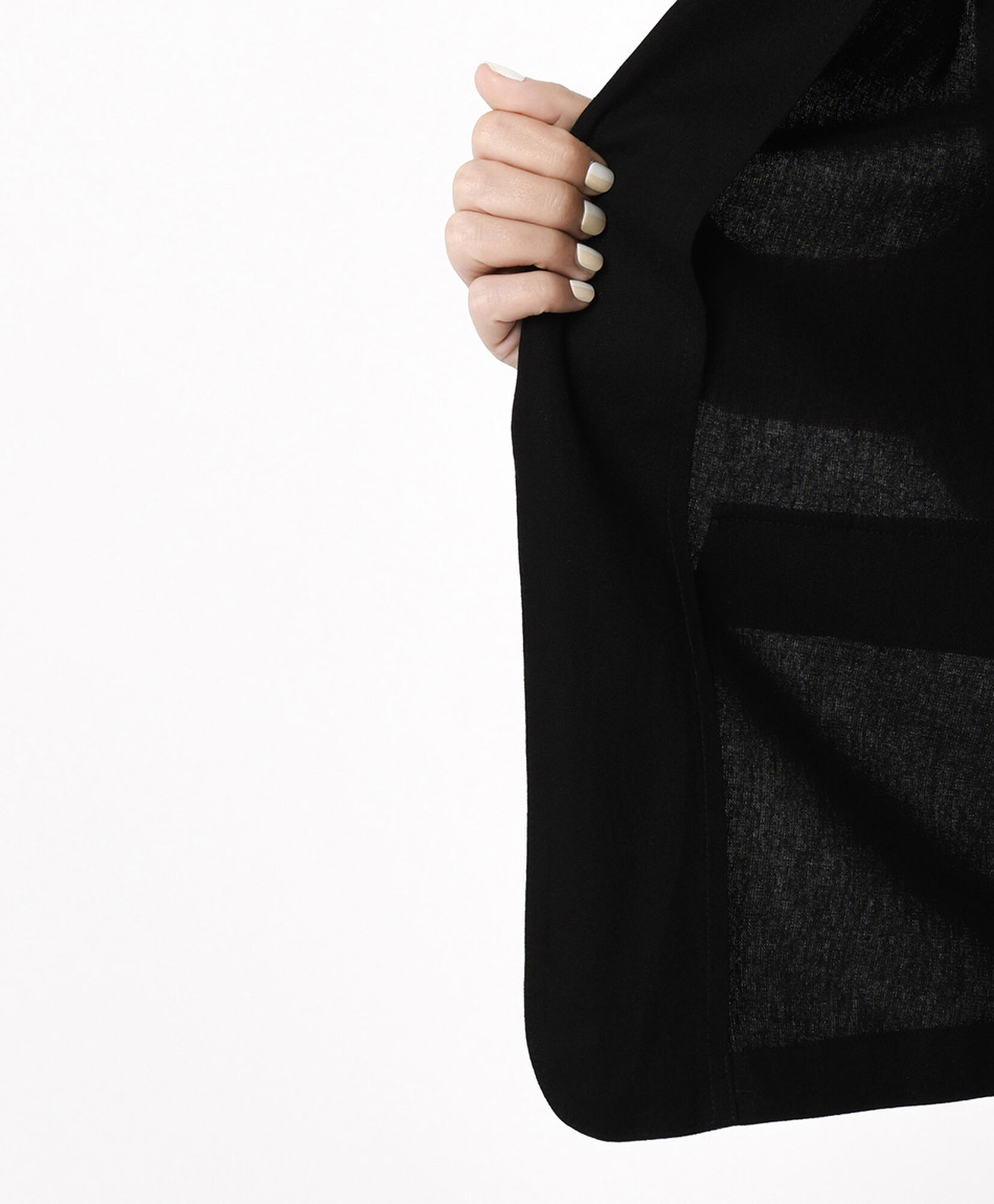 Blazer mujer negro lino Blazer mujer negro lino