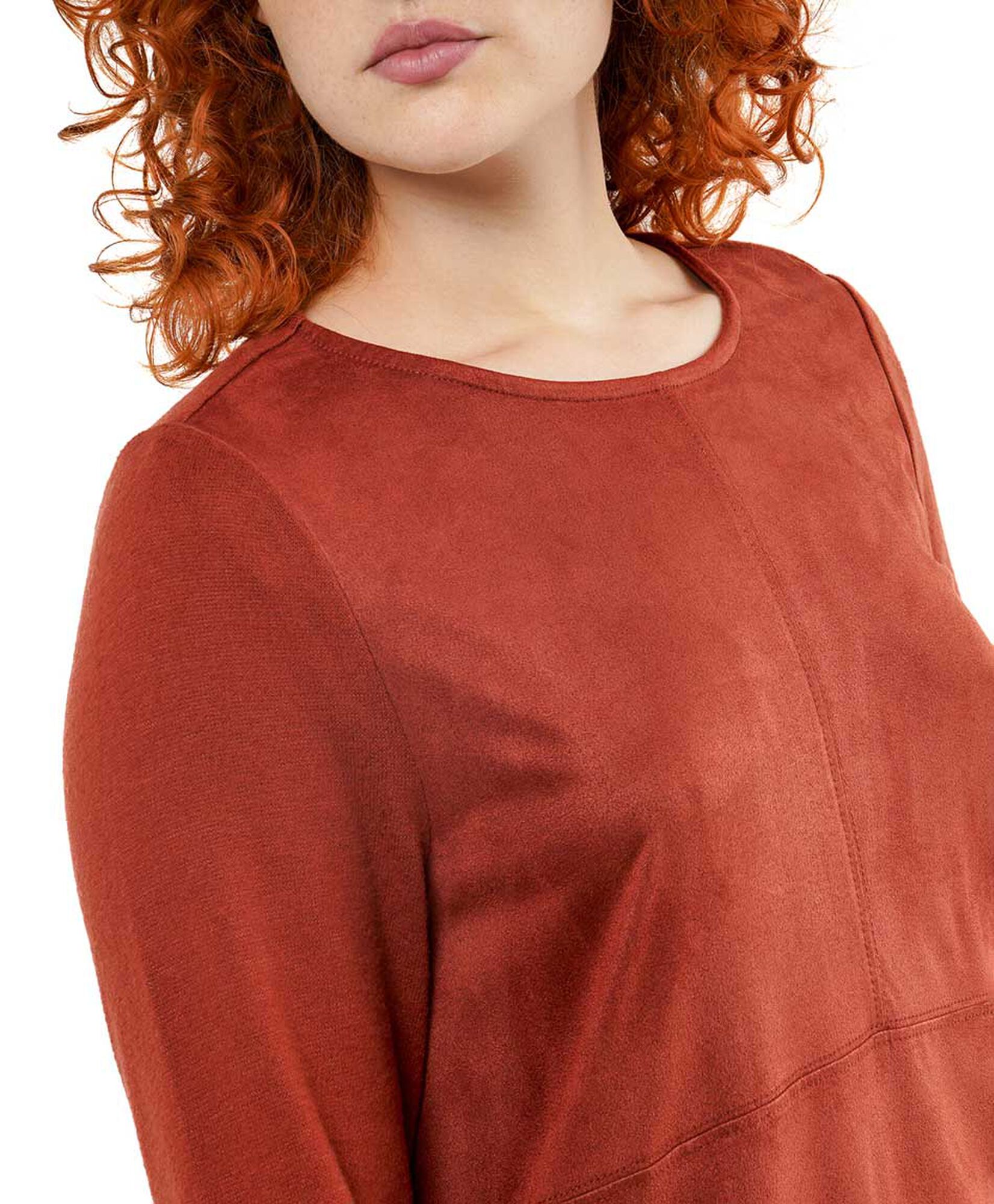 Vestido mujer suede rojo Vestido mujer suede rojo
